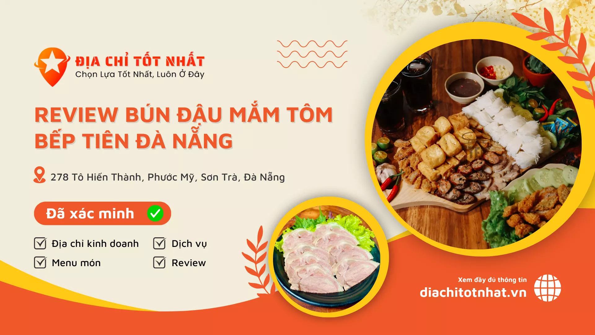 Review Bún Đậu Mắm Tôm Bếp Tiên