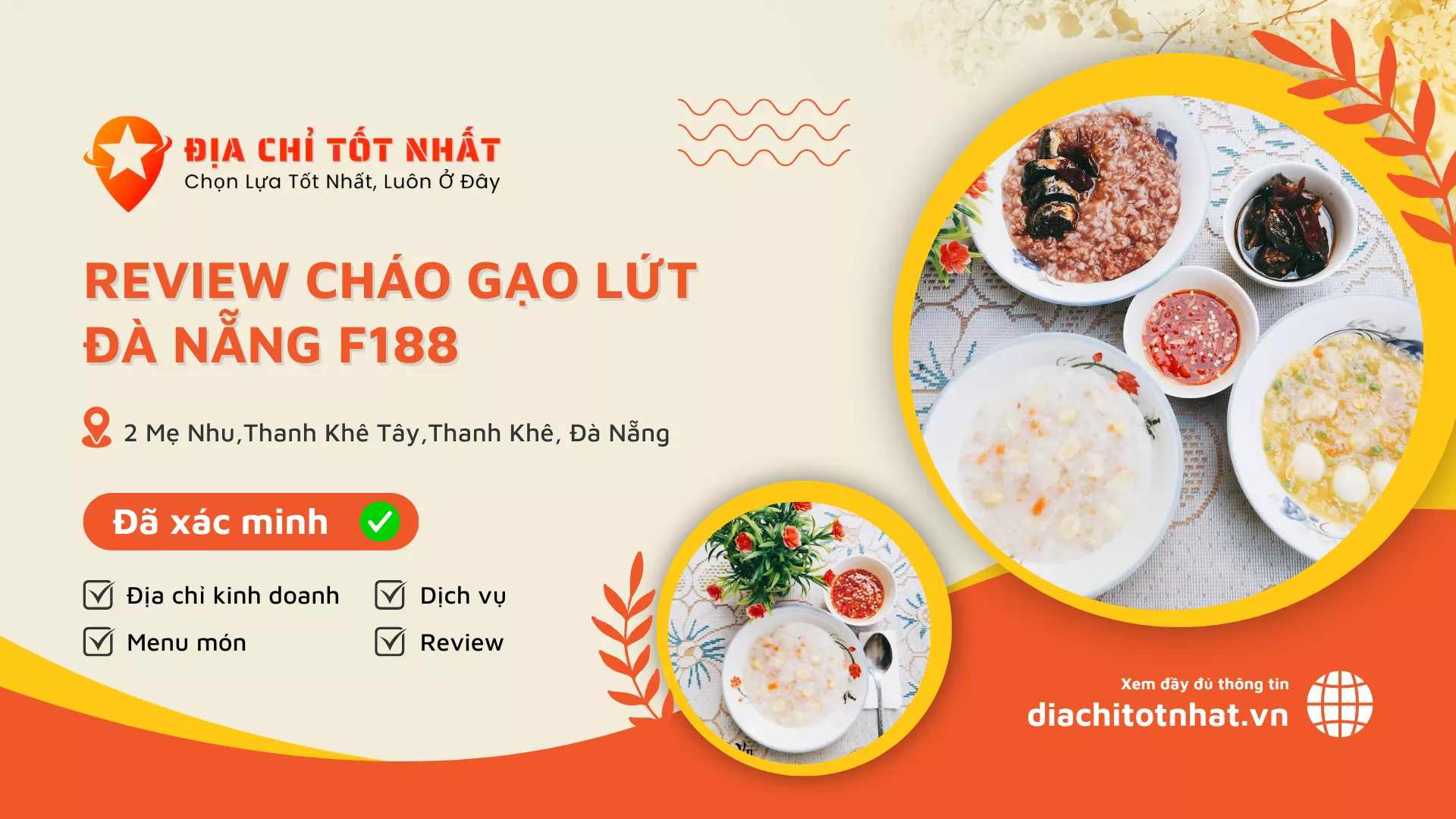 Review Cháo gạo lứt Đà Nẵng F188