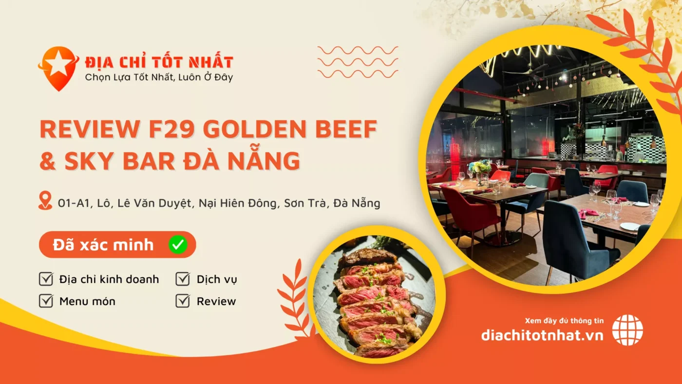 Review F29 Golden Beef Sky Bar Đà Nẵng