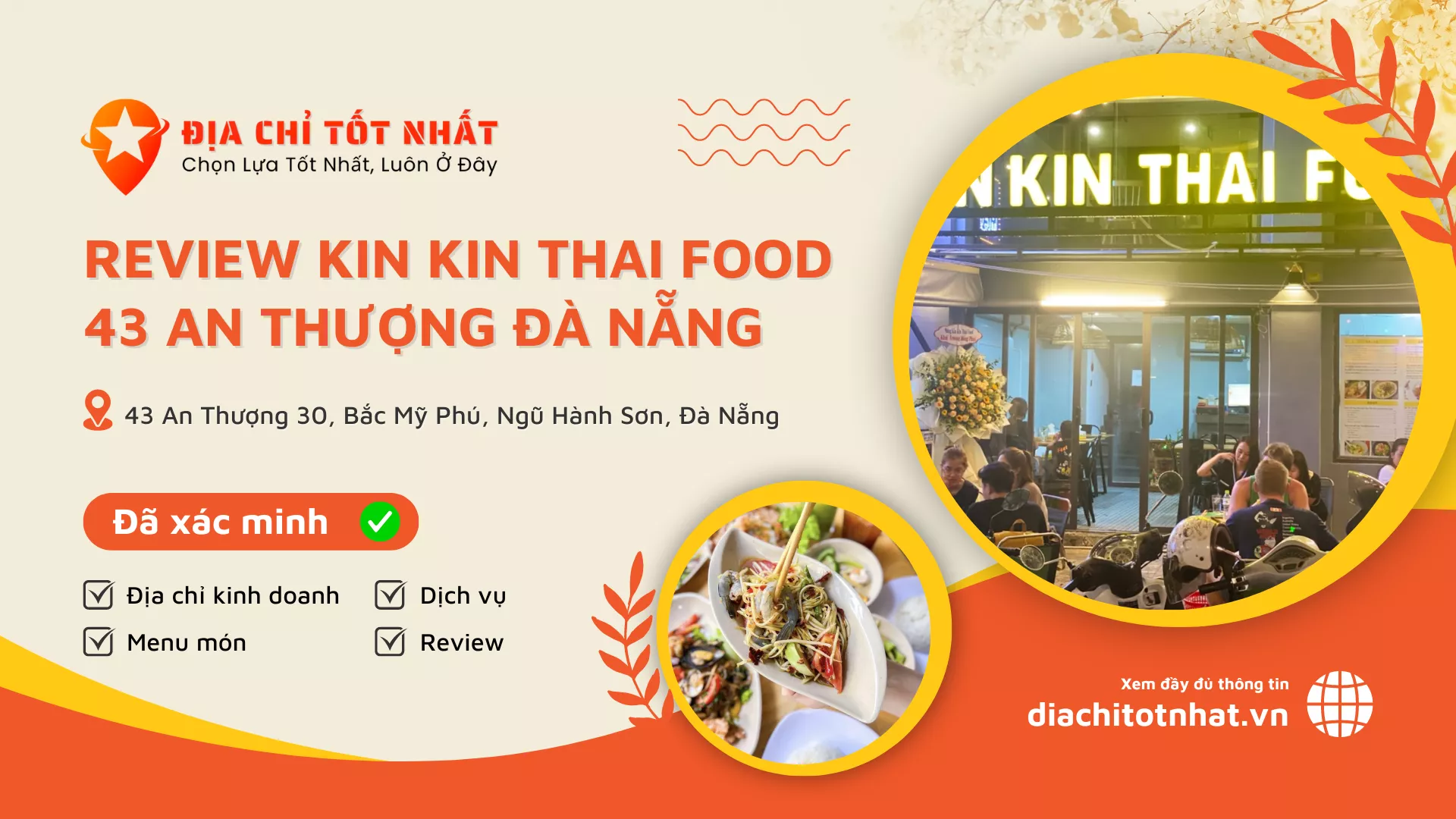 Review Kin Kin Thai Food 43 An Thượng Đà Nẵng