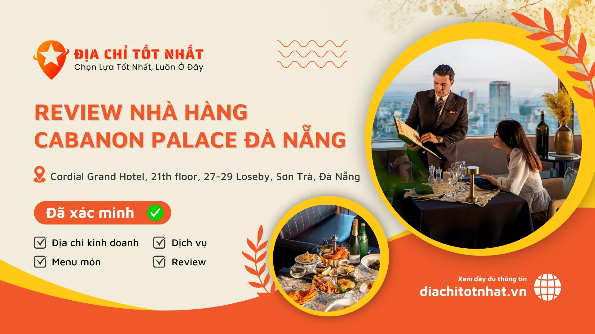 Review Nhà hàng Cabanon Palace Đà Nẵng