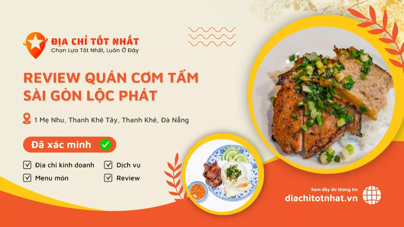 Review Quán cơm tấm Sài Gòn Lộc Phát