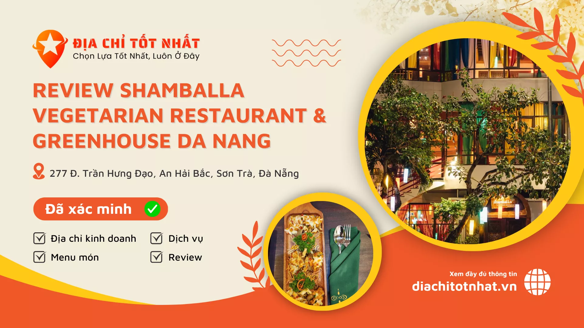 Review Shamballa Vegetarian Restaurant Greenhouse Da Nang