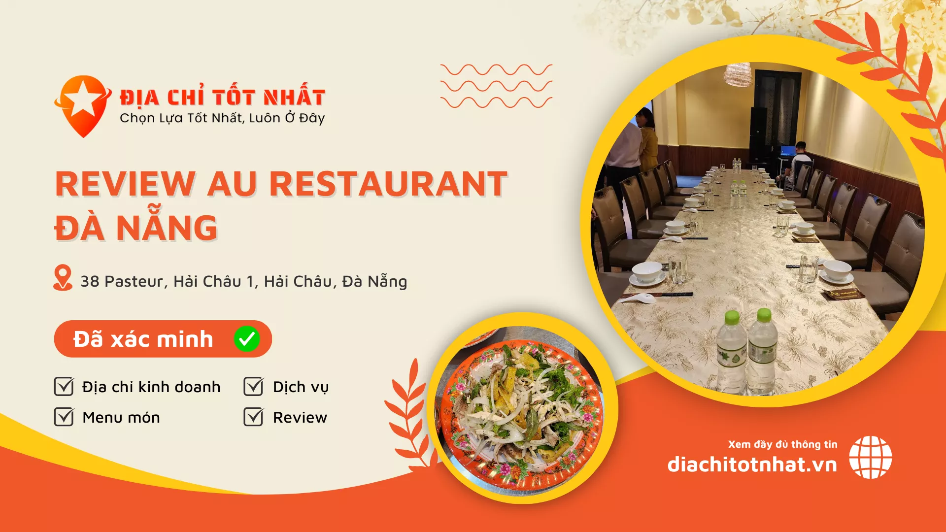 review Au Restaurant Đà Nẵng