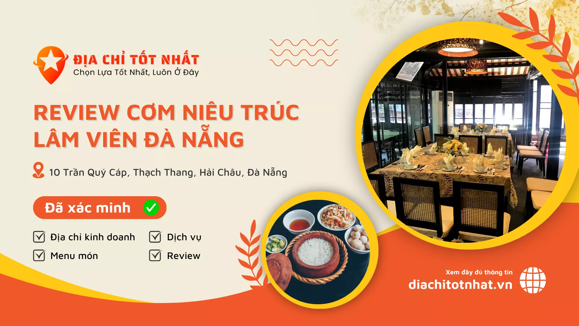 review Cơm niêu Trúc Lâm Viên Đà Nẵng