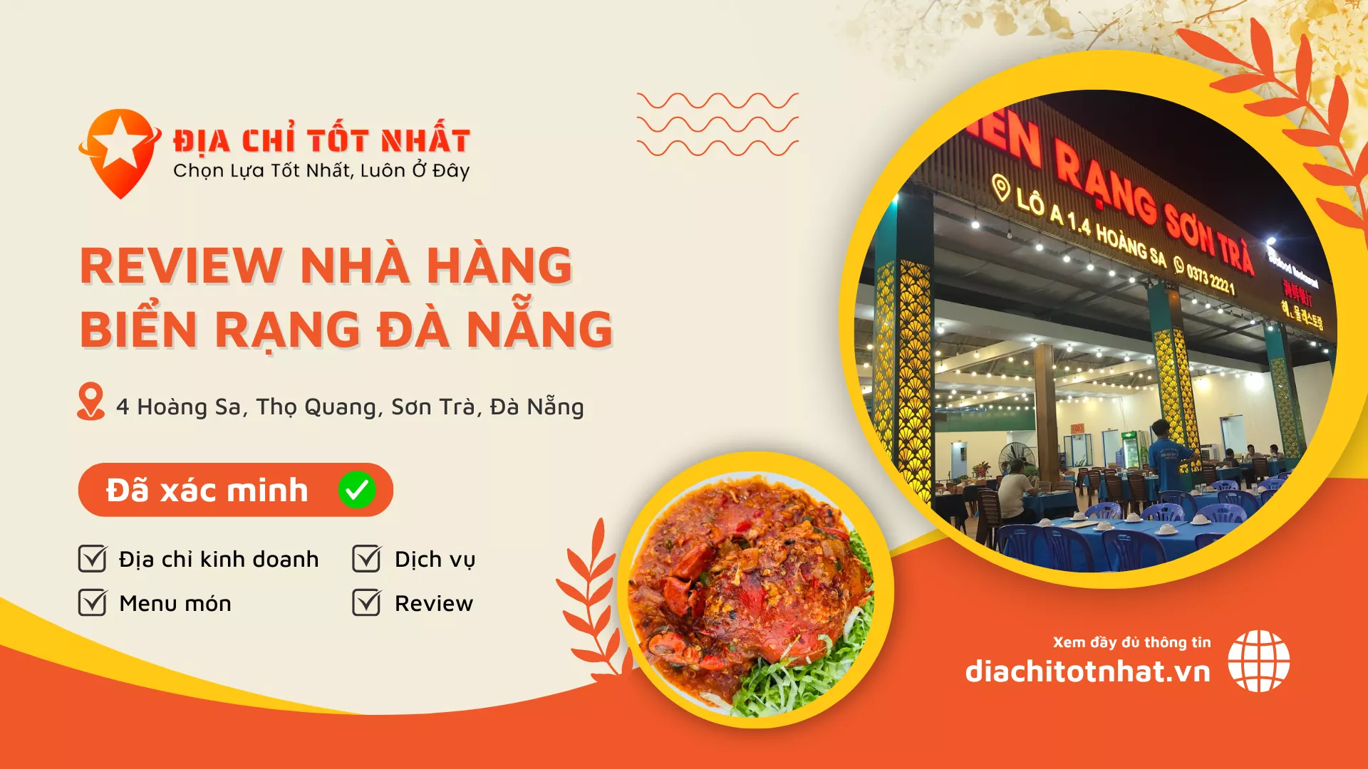 review Nhà hàng Biển Rạng Đà Nẵng
