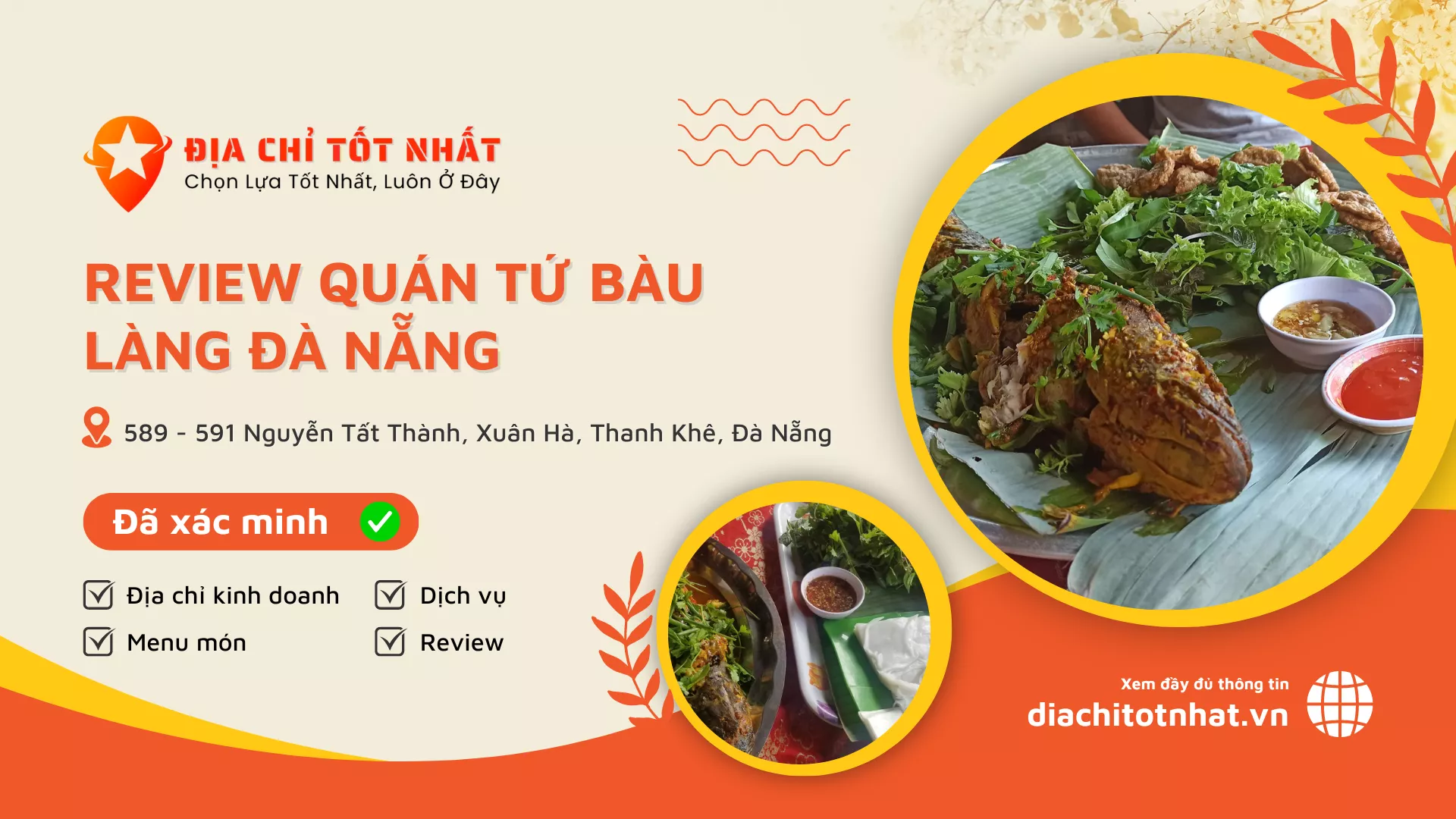 review quán tứ bàu làng đà nẵng