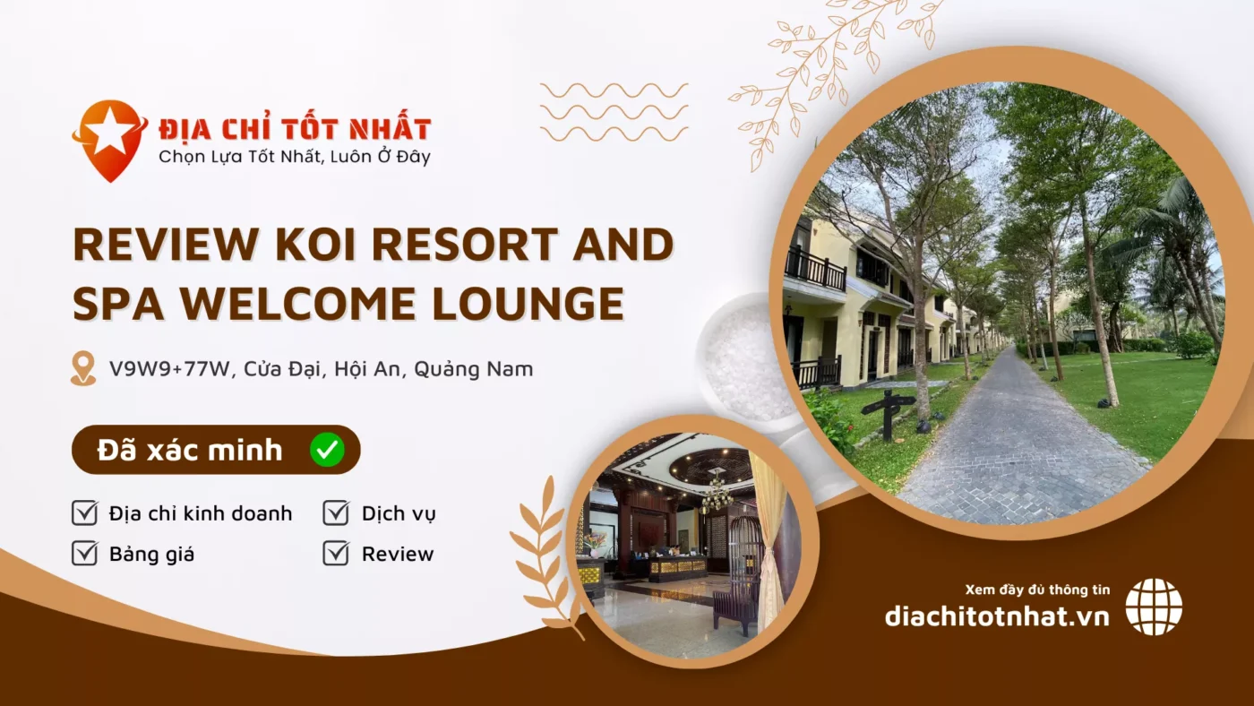 Koi Resort and Spa Welcome Lounge