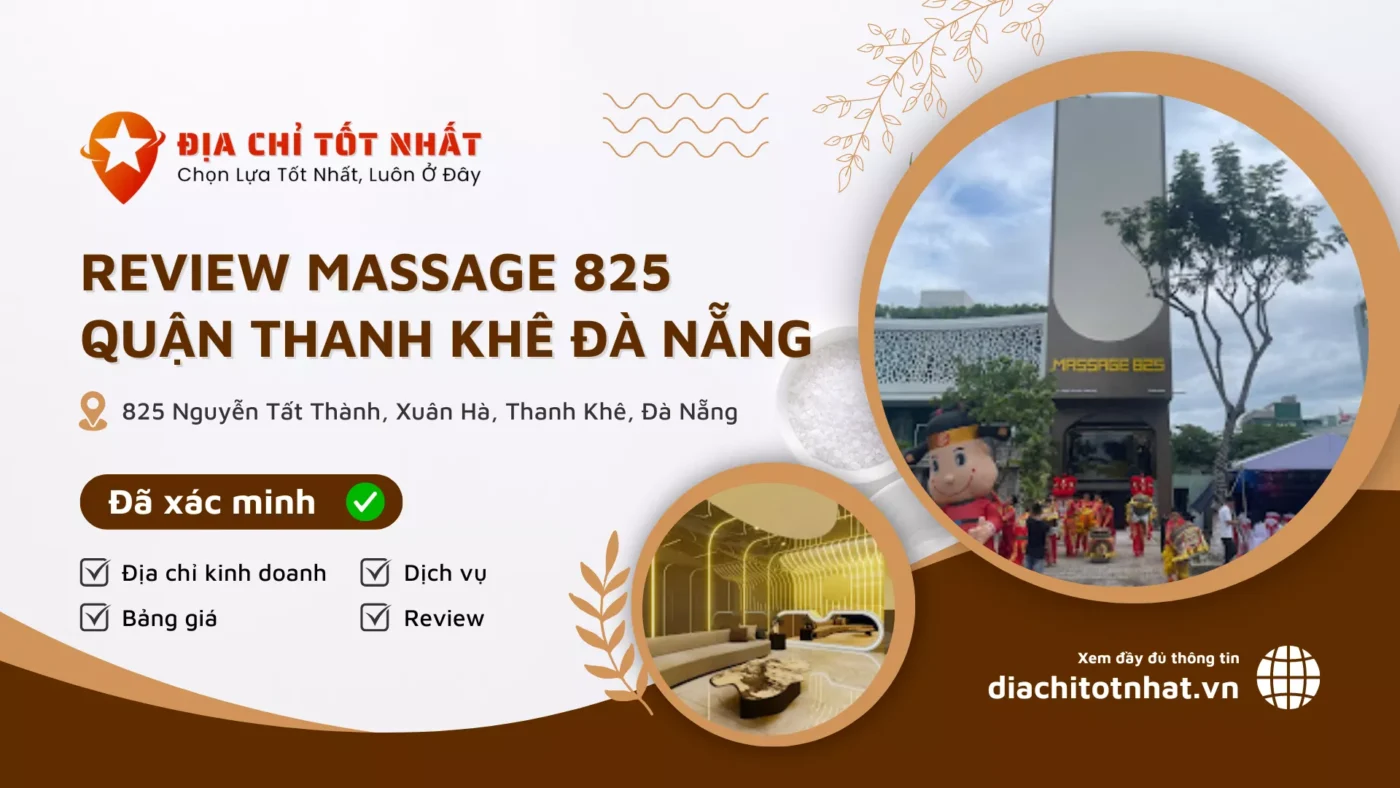 Massage 825 Quận Thanh Khê Đà Nẵng
