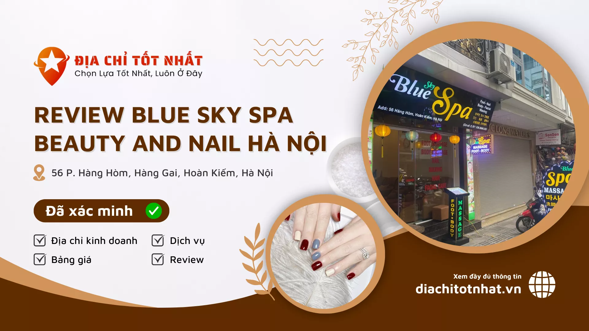 Review Blue Sky Spa Beauty and Nail Hà Nội