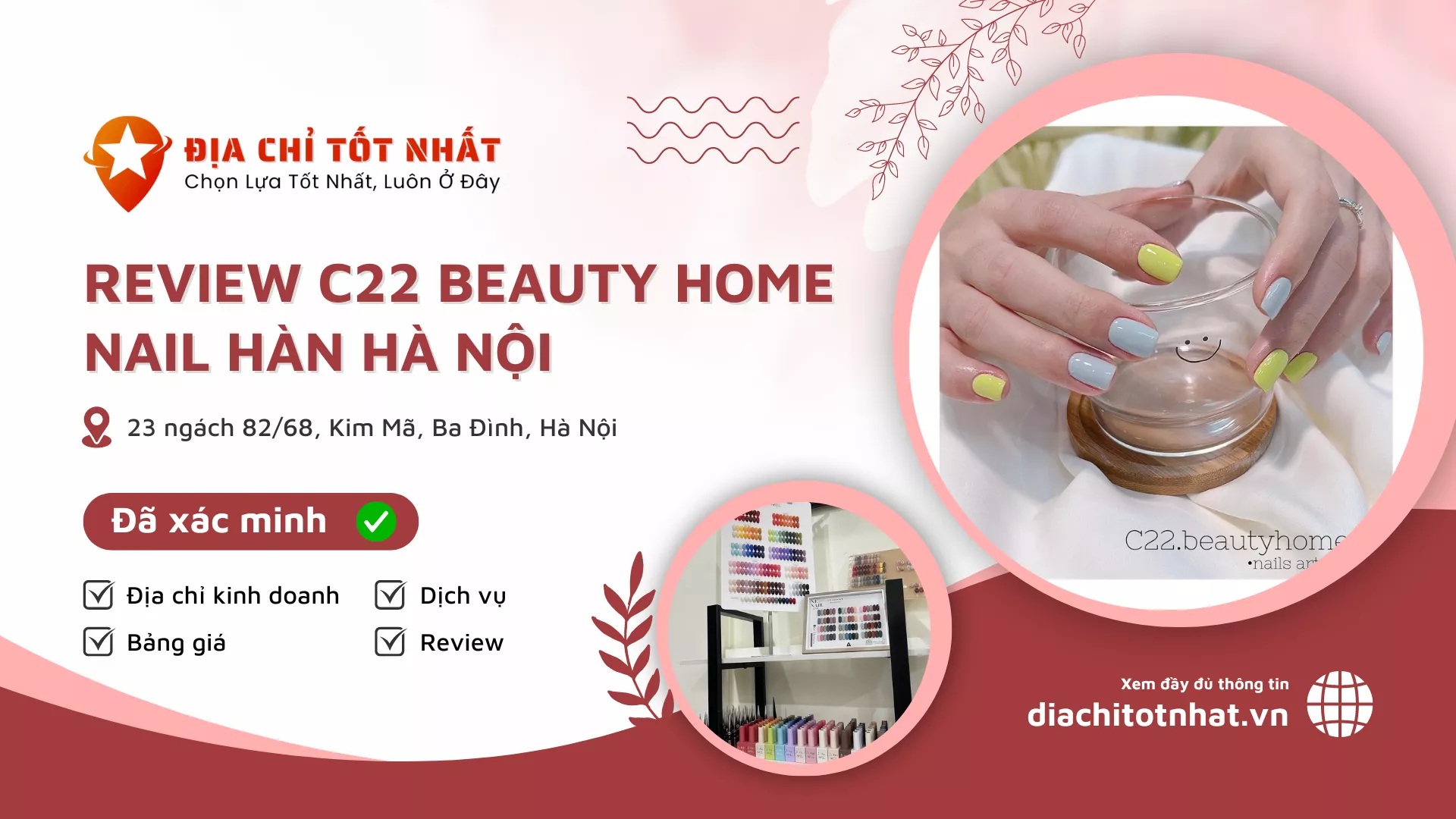 Review C22 beauty home Nail Hàn Hà Nội