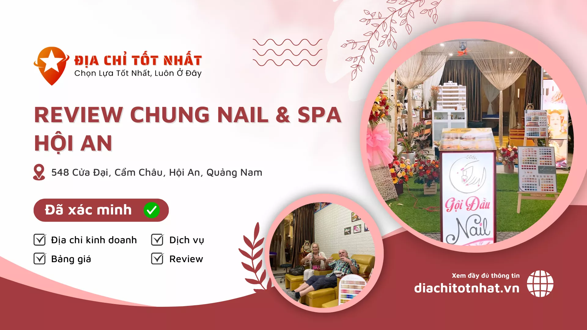 Review Chung Nail Spa hội an