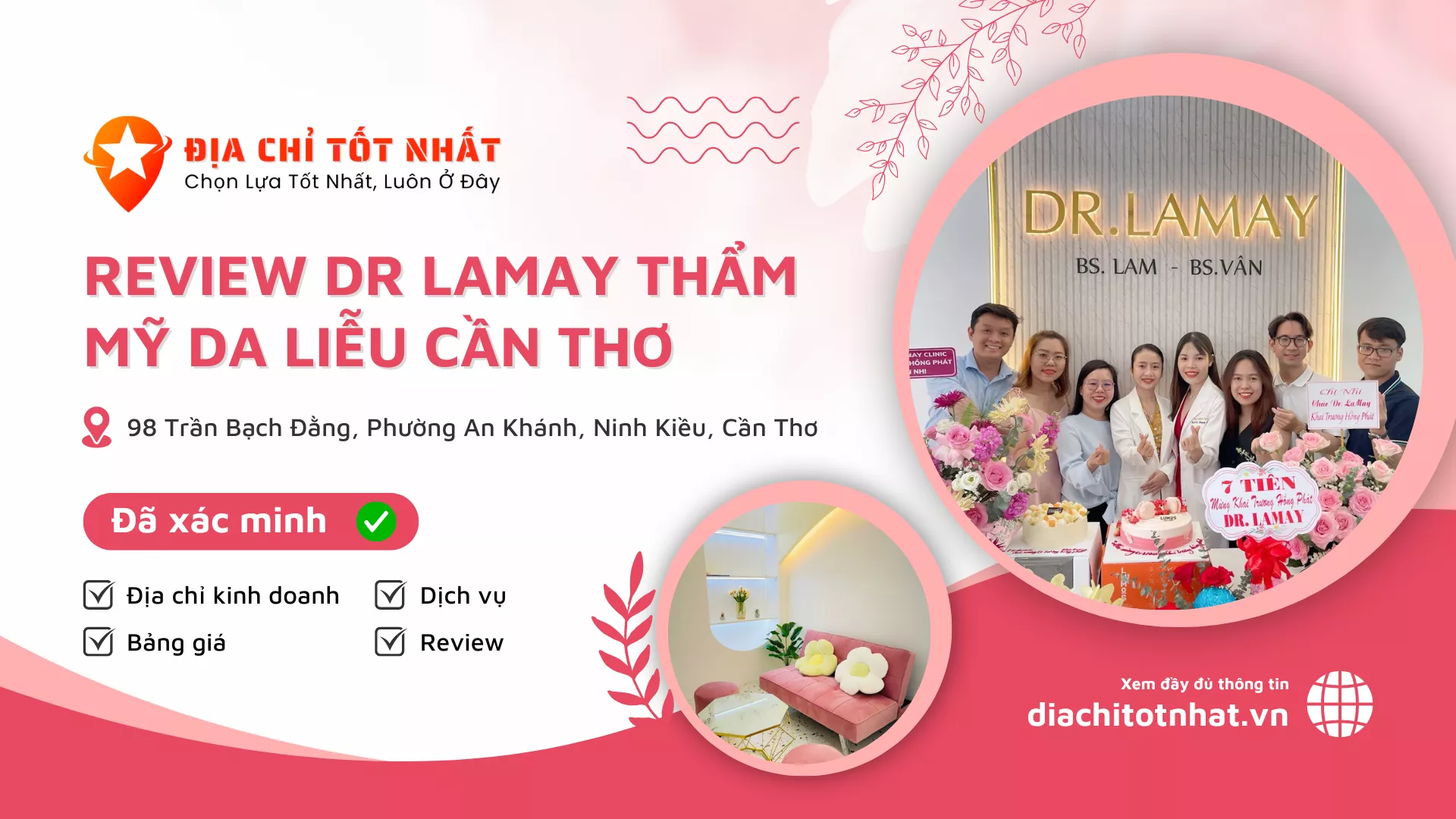 Review Dr LaMay thẩm mỹ da liễu Cần Thơ