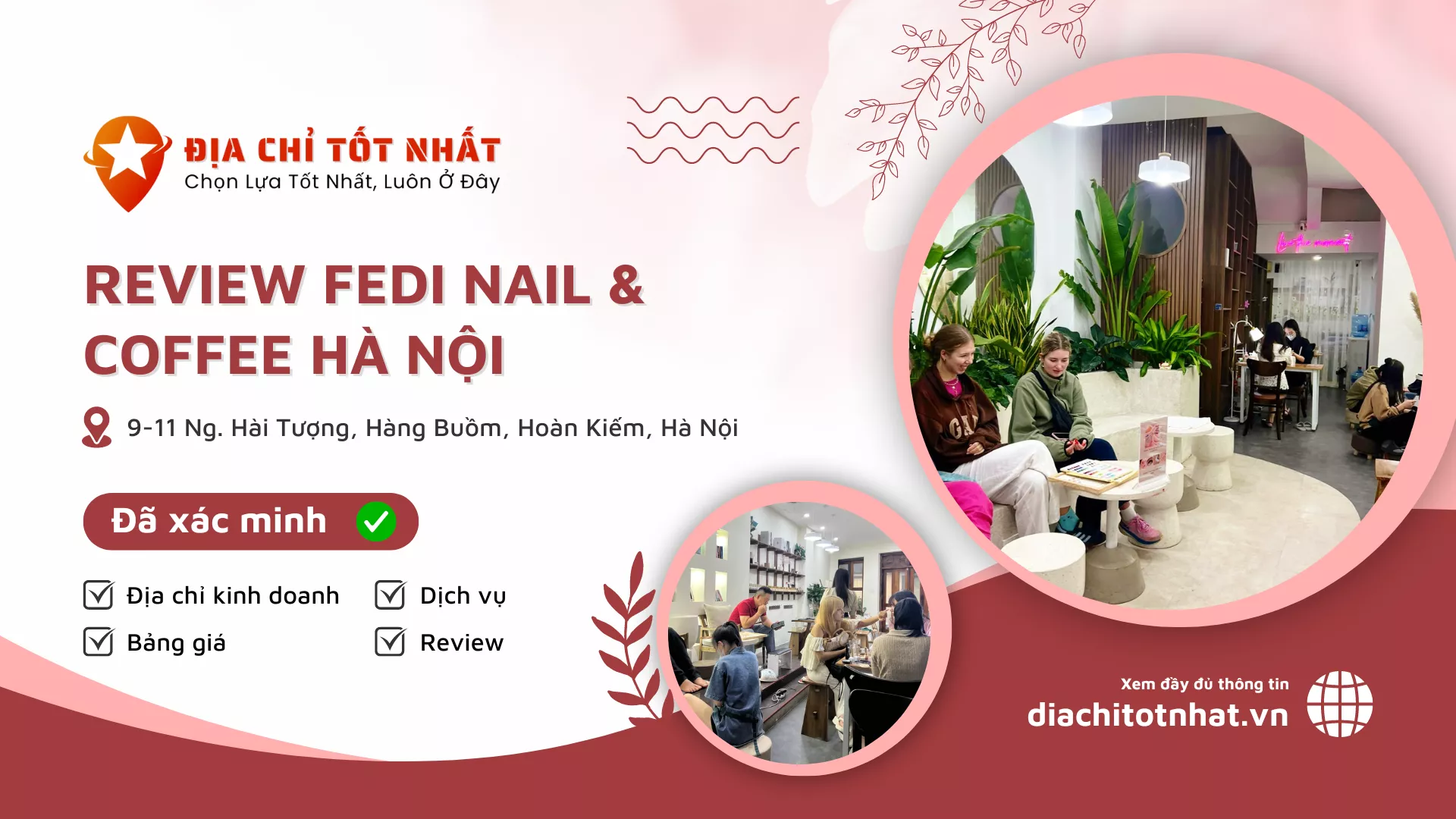 Review Fedi Nail Coffee Hà Nội