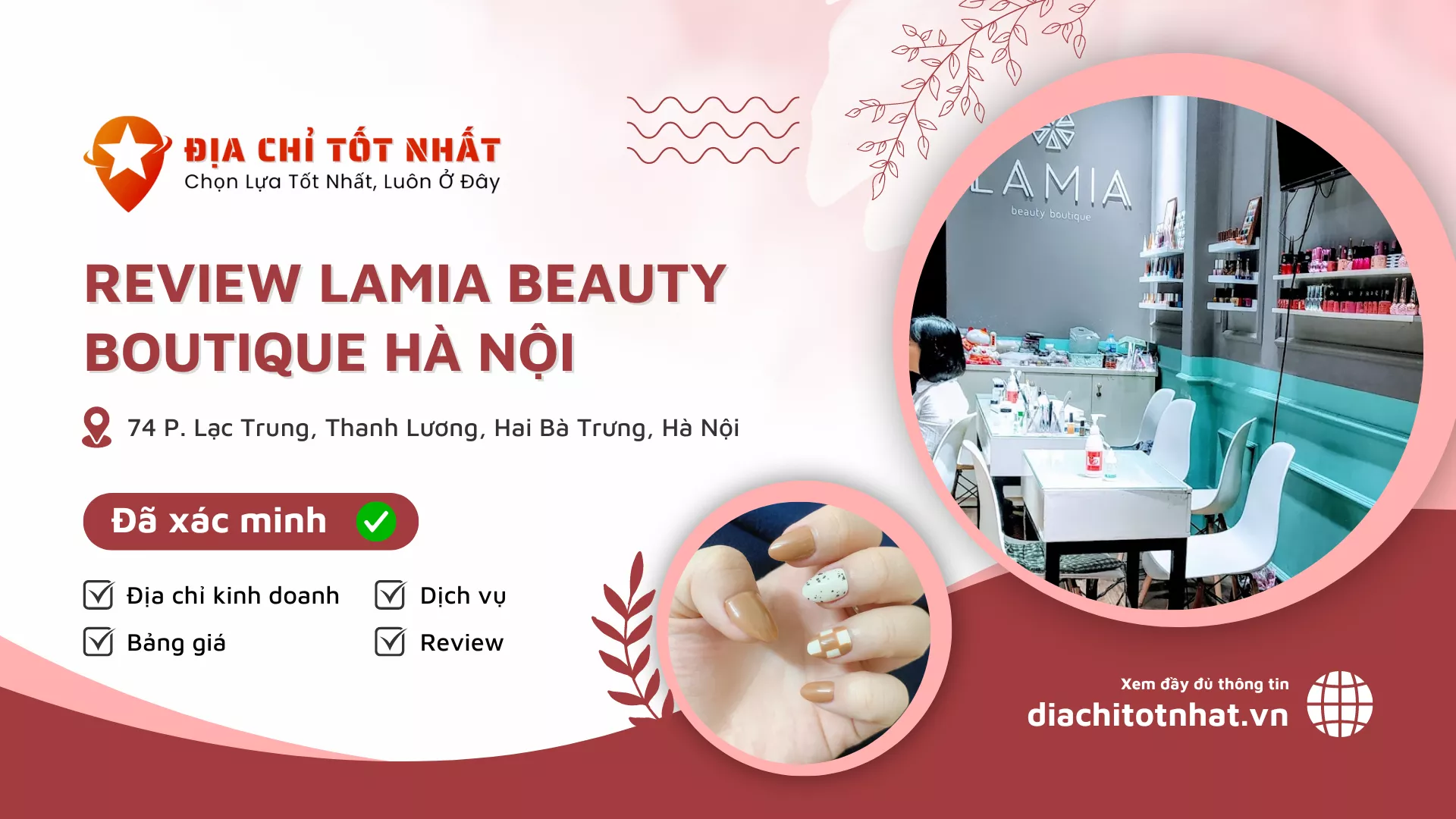 Review Lamia beauty boutique Hà Nội