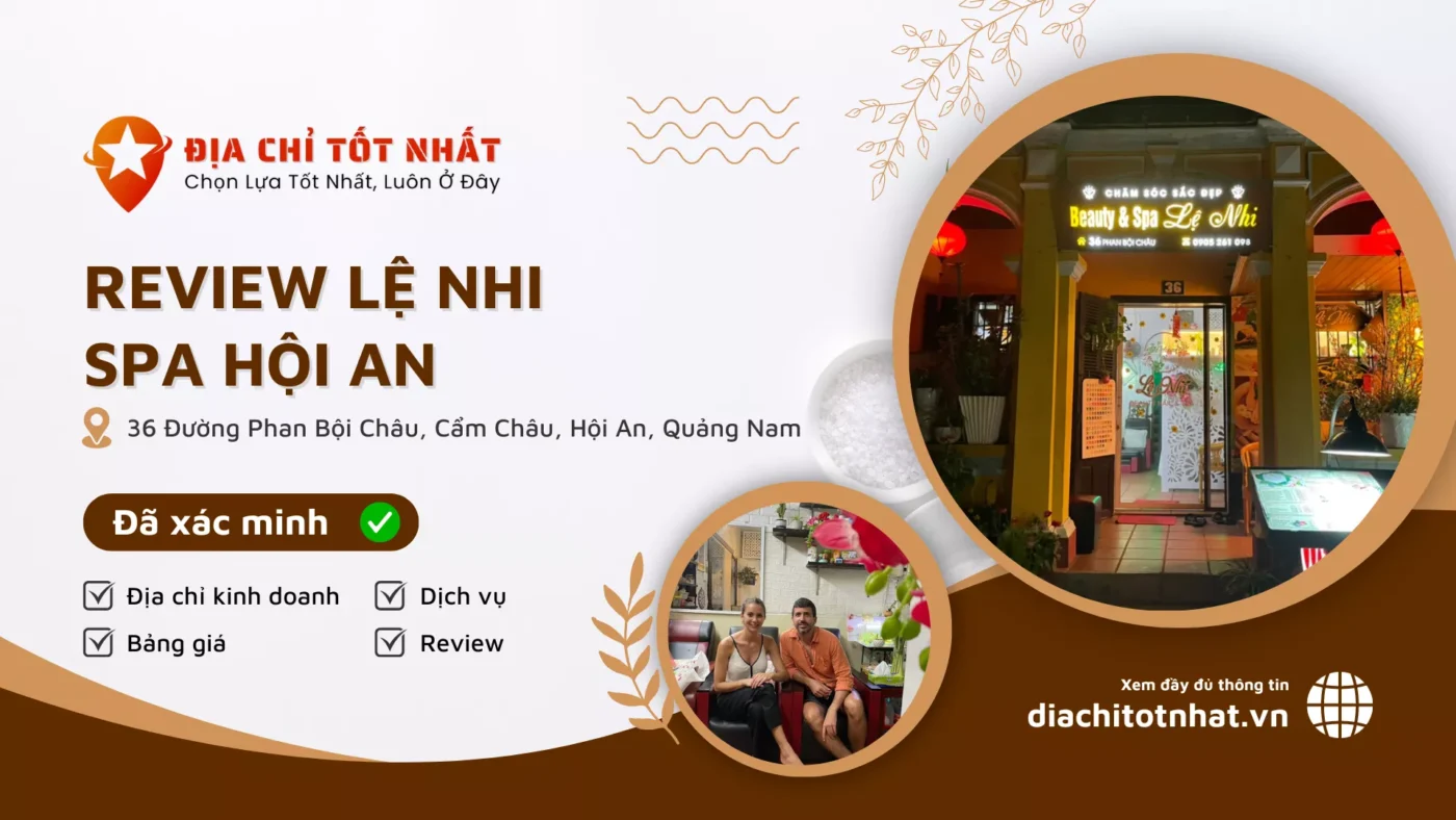 Review Lệ Nhi Spa Hội An