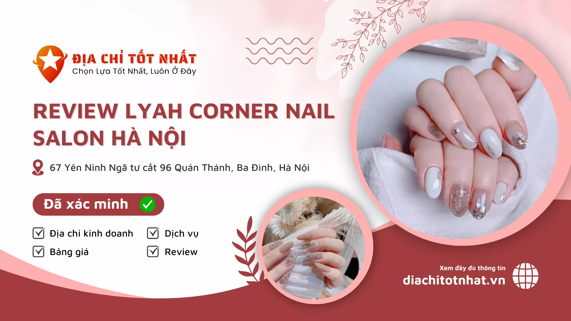 Review Lyah Corner Nail Salon Hà Nội