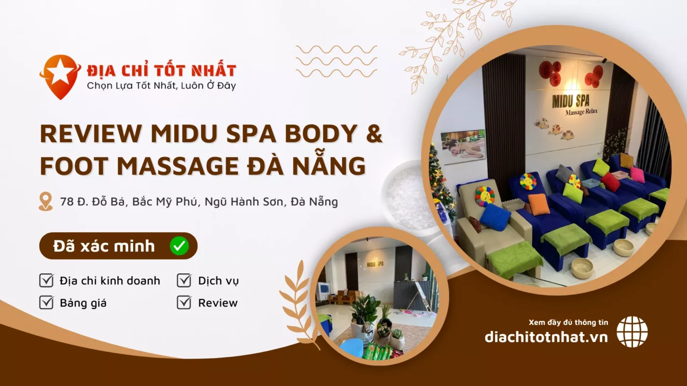Review Midu Spa Body Foot Massage Đà Nẵng