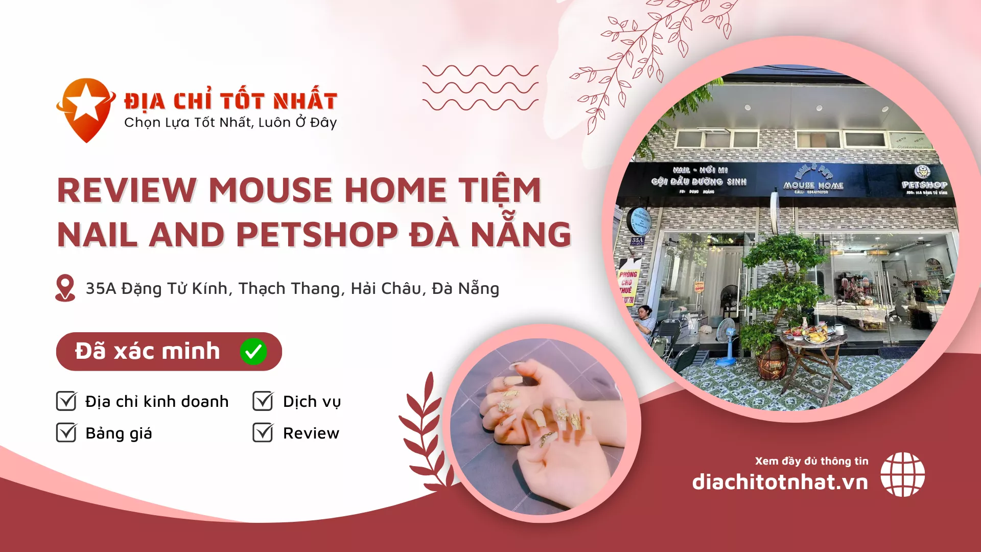 Review Mouse Home Tiệm Nail And PetShop Đà Nẵng