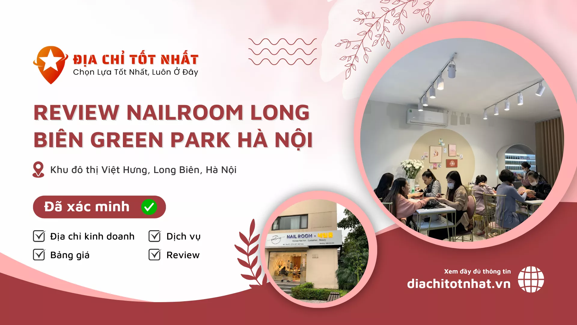 Review Nailroom Long Biên Green Park Hà Nội