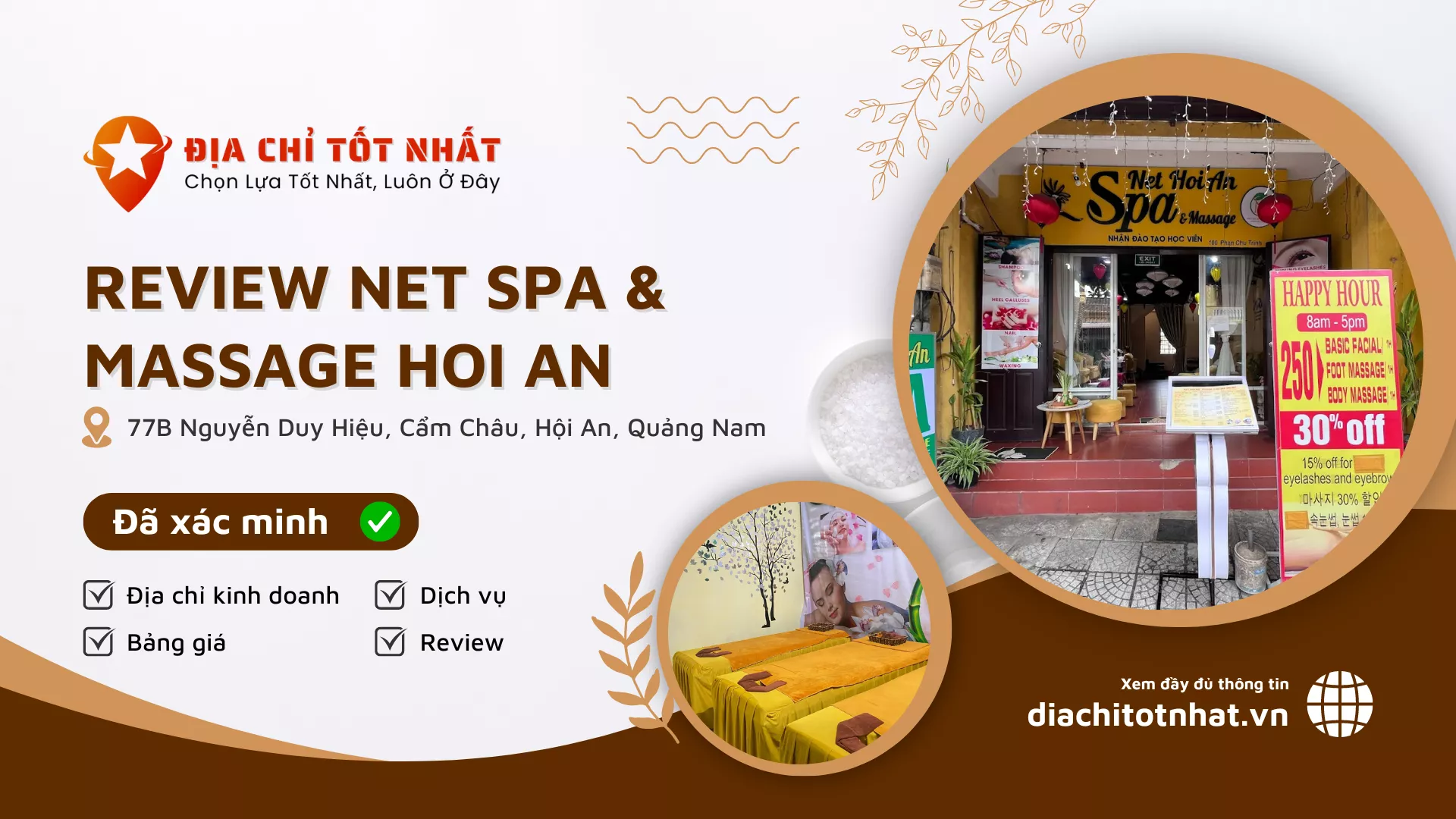 Review Net spa massage Hoi An