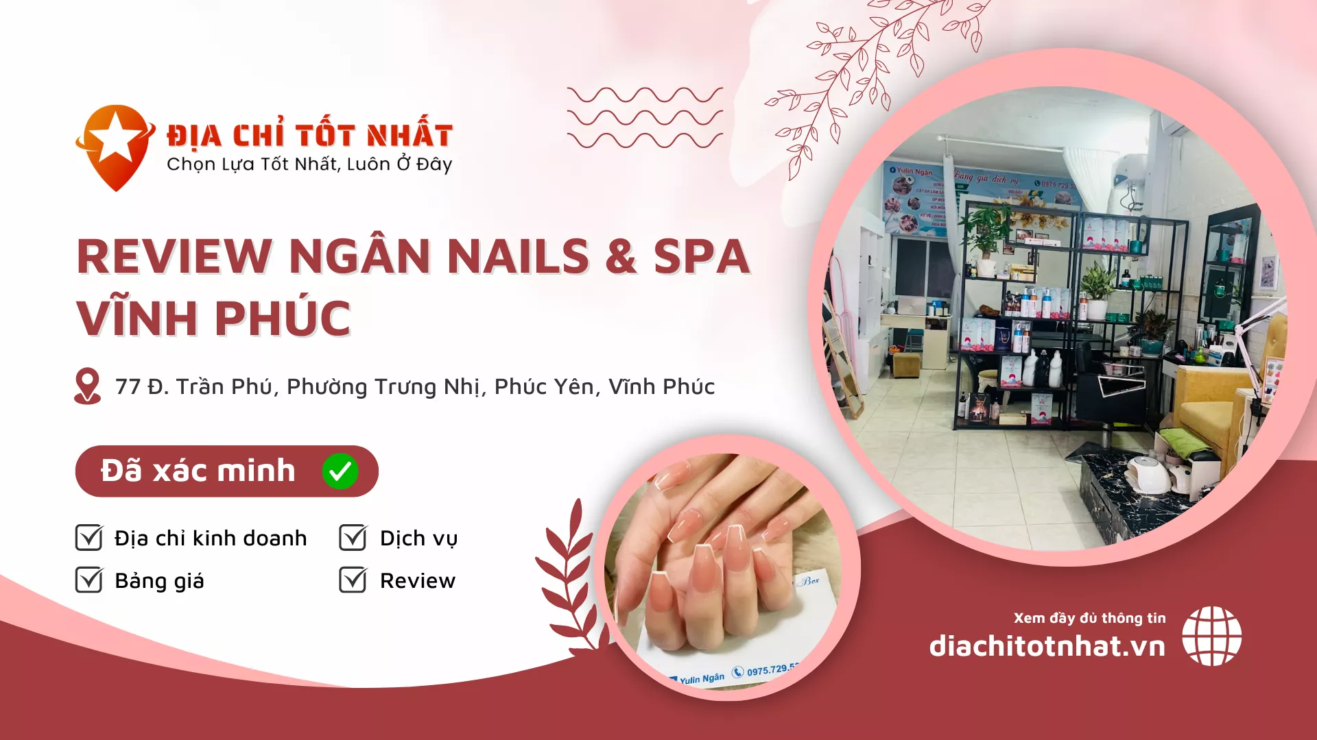 Review Ngân Nails SPA vĩnh phúc