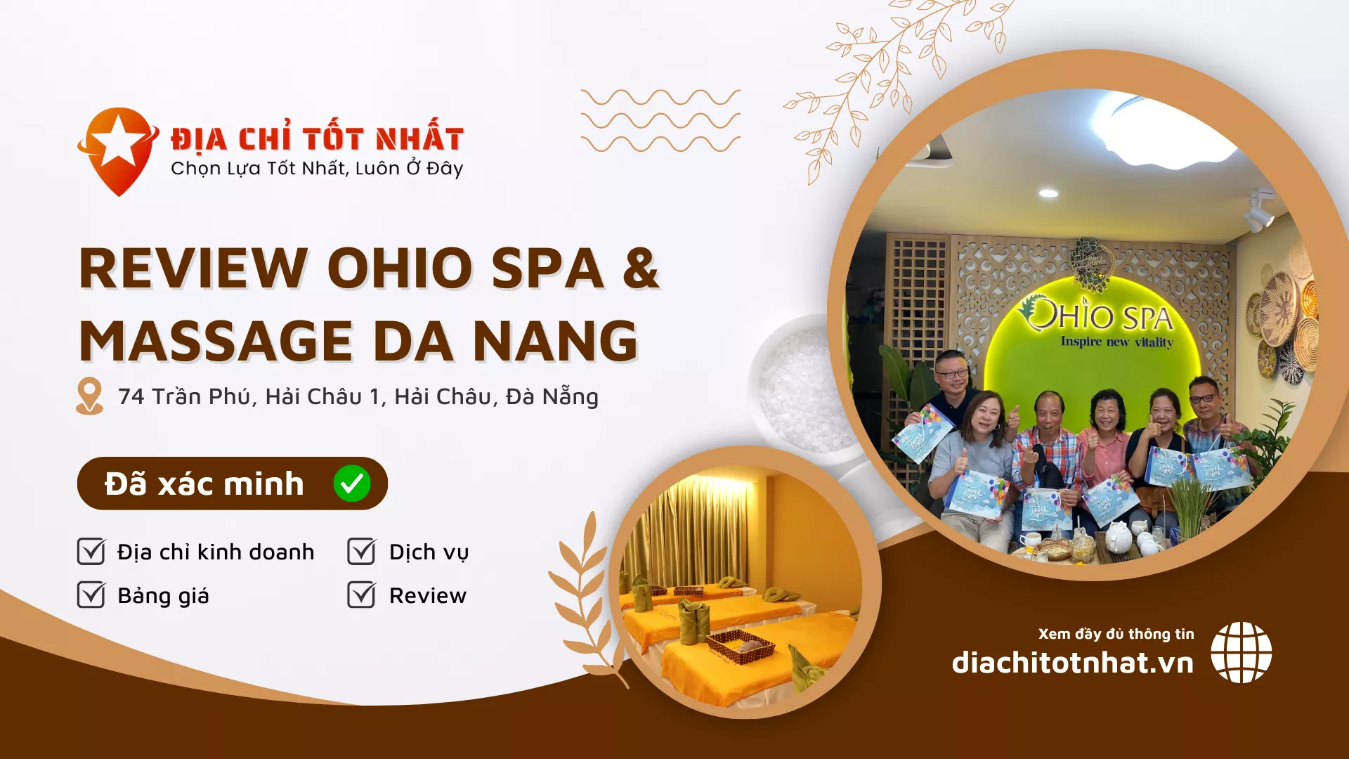 Review Ohio Spa Massage Da Nang