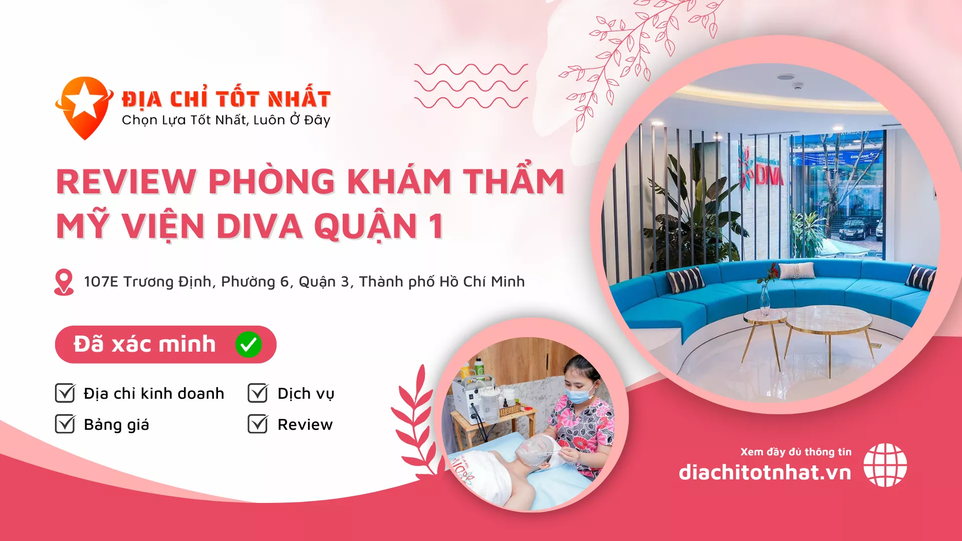 Review Phòng Khám Thẩm Mỹ Viện DIVA quận 1
