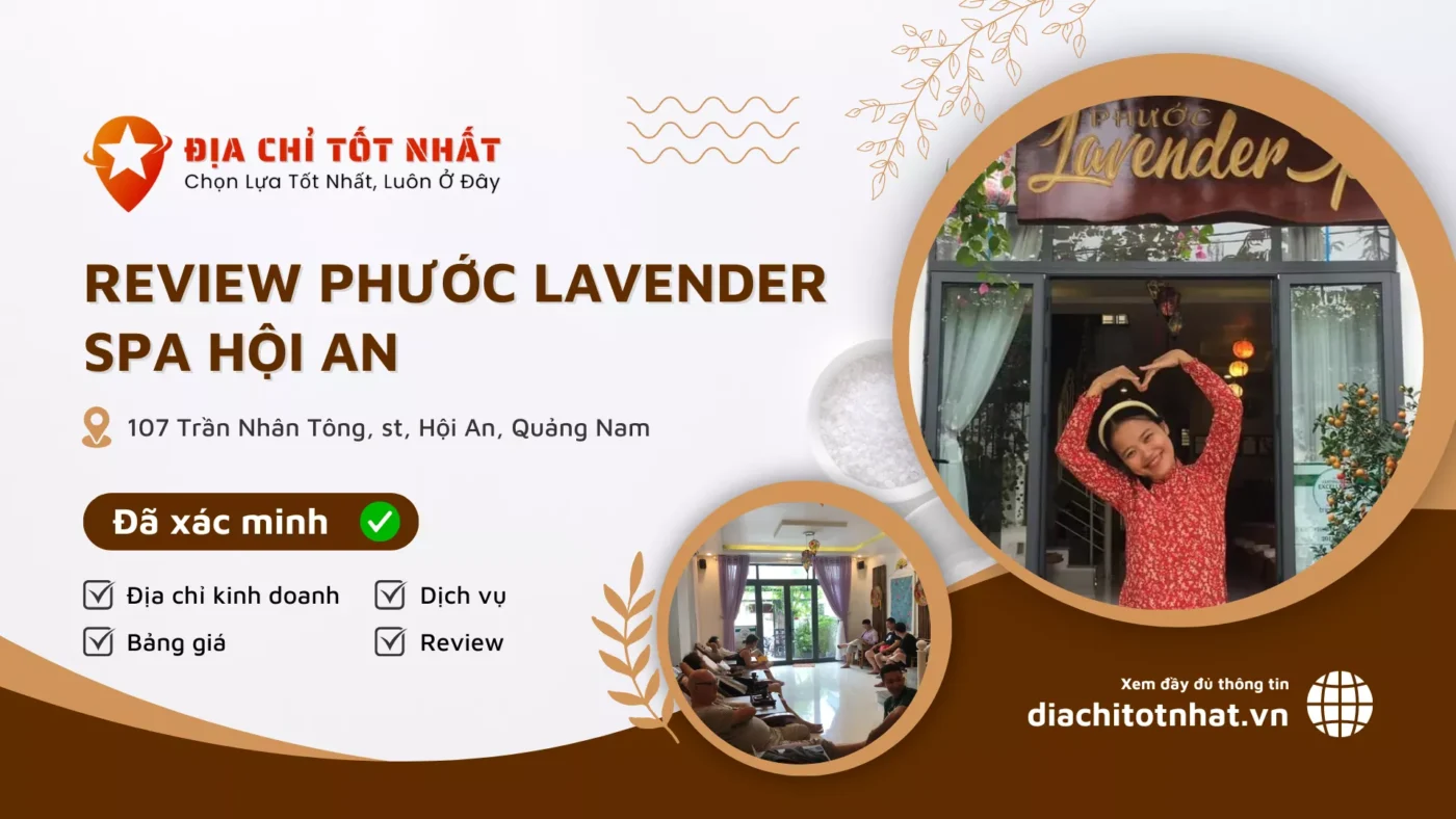 Review Phước Lavender Spa hội an