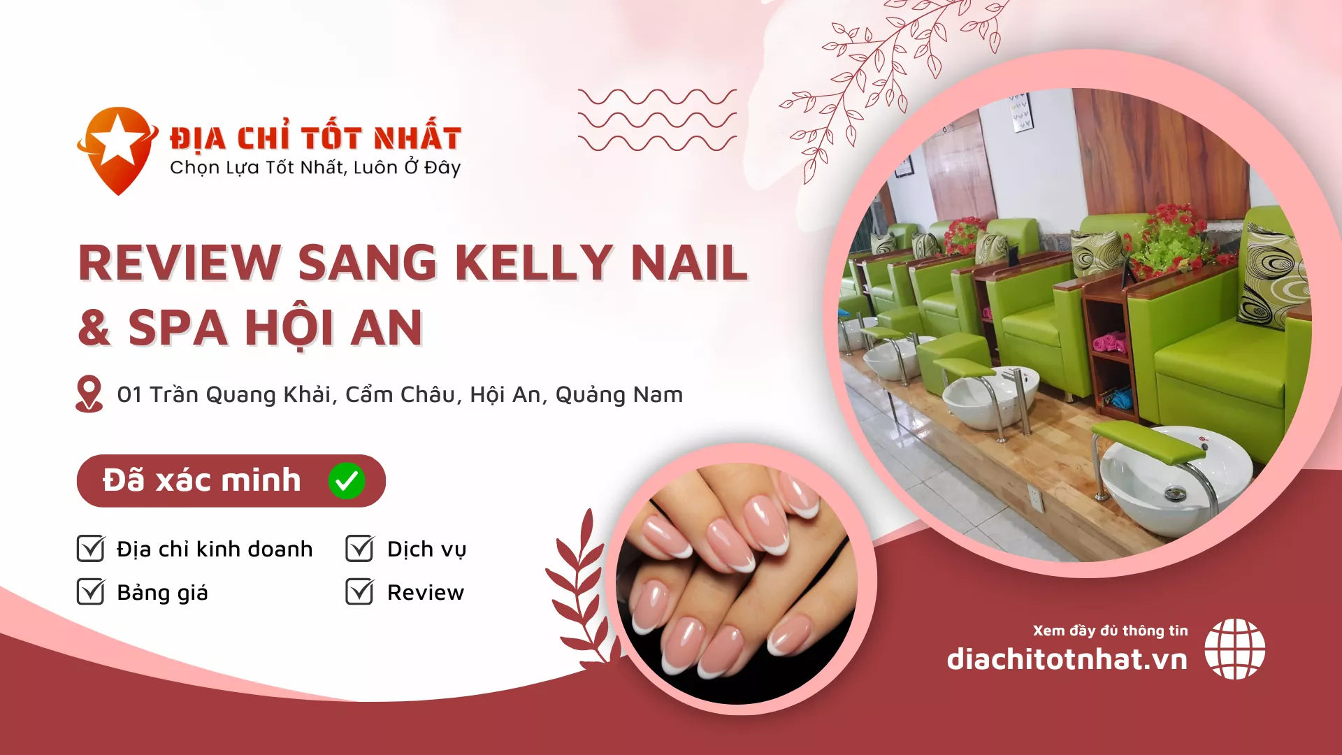 Review Sang Kelly Nail Spa hội an