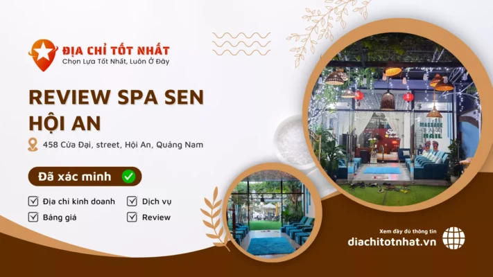 Review Spa Sen Hội An