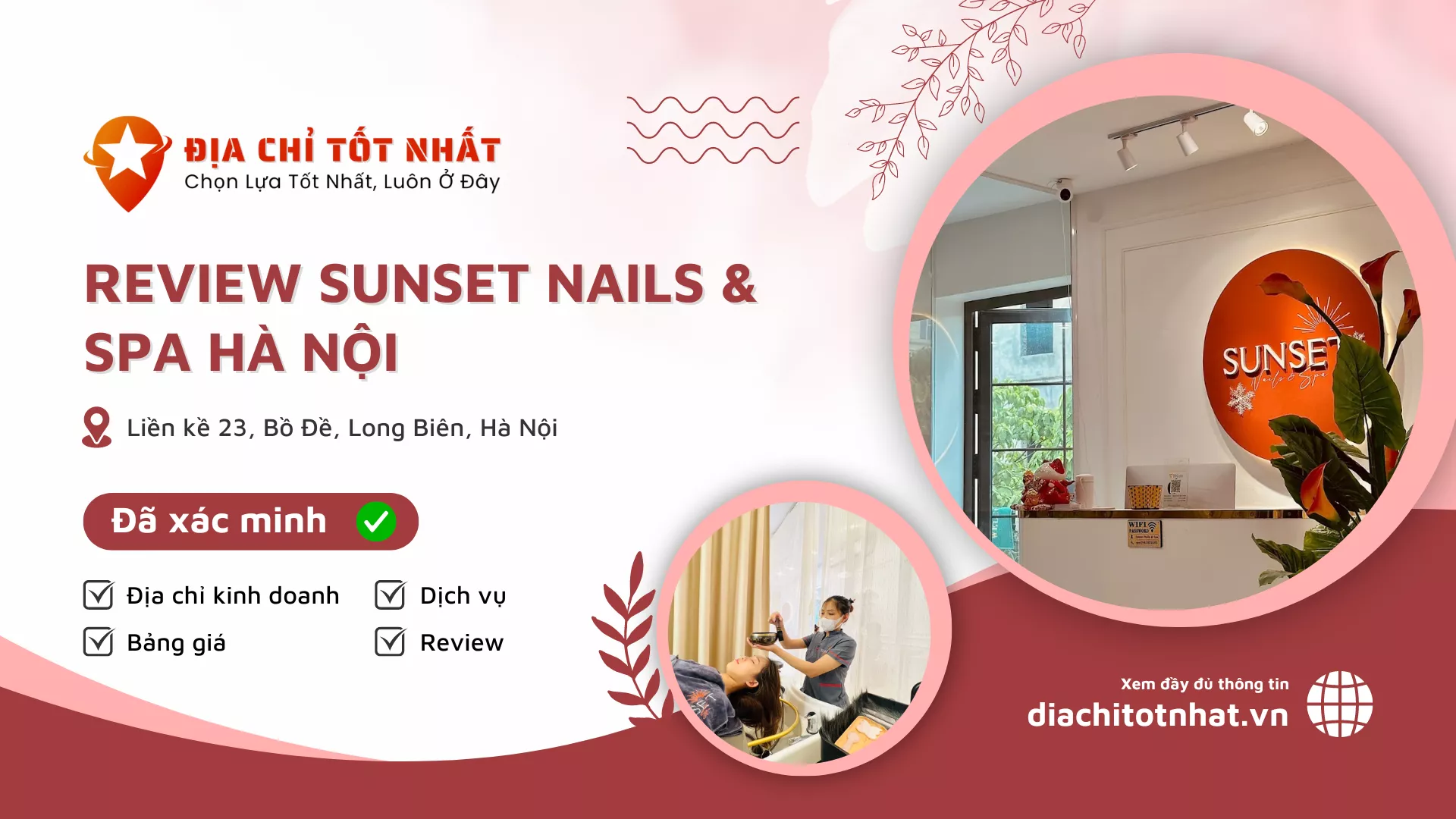 Review Sunset Nails Spa Hà Nội