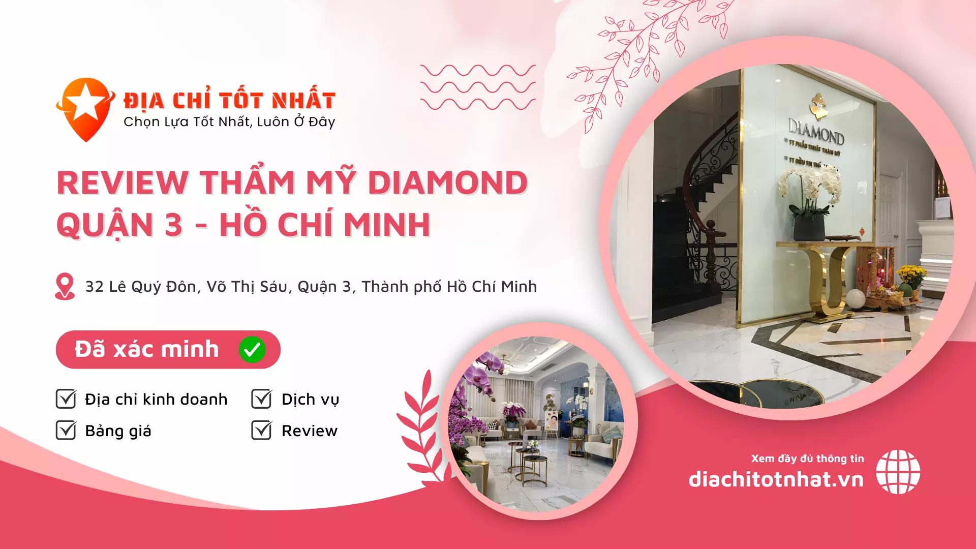 Review Thẩm Mỹ Diamond Quận 3 hồ chí minh