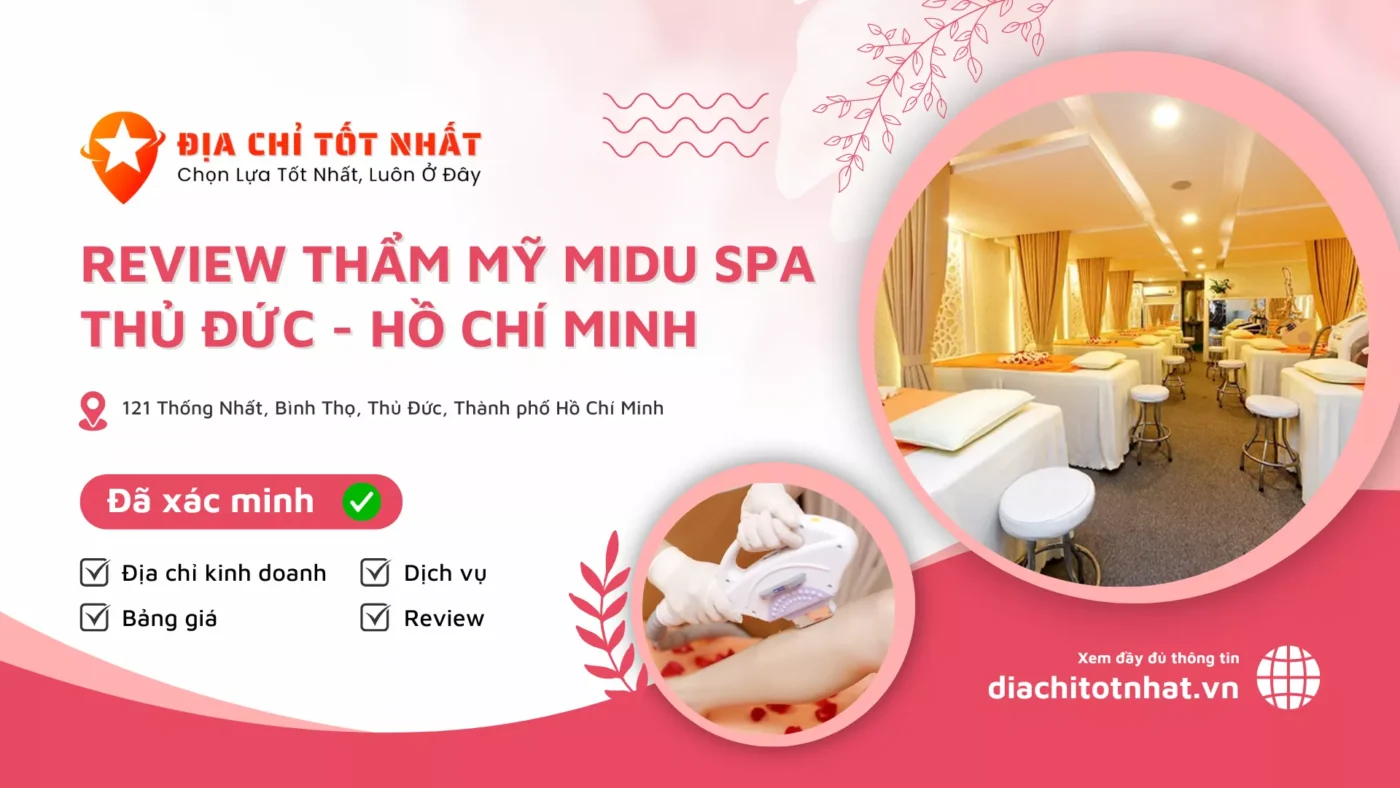 Review Thẩm Mỹ Midu Spa Thủ Đức hồ chí minh