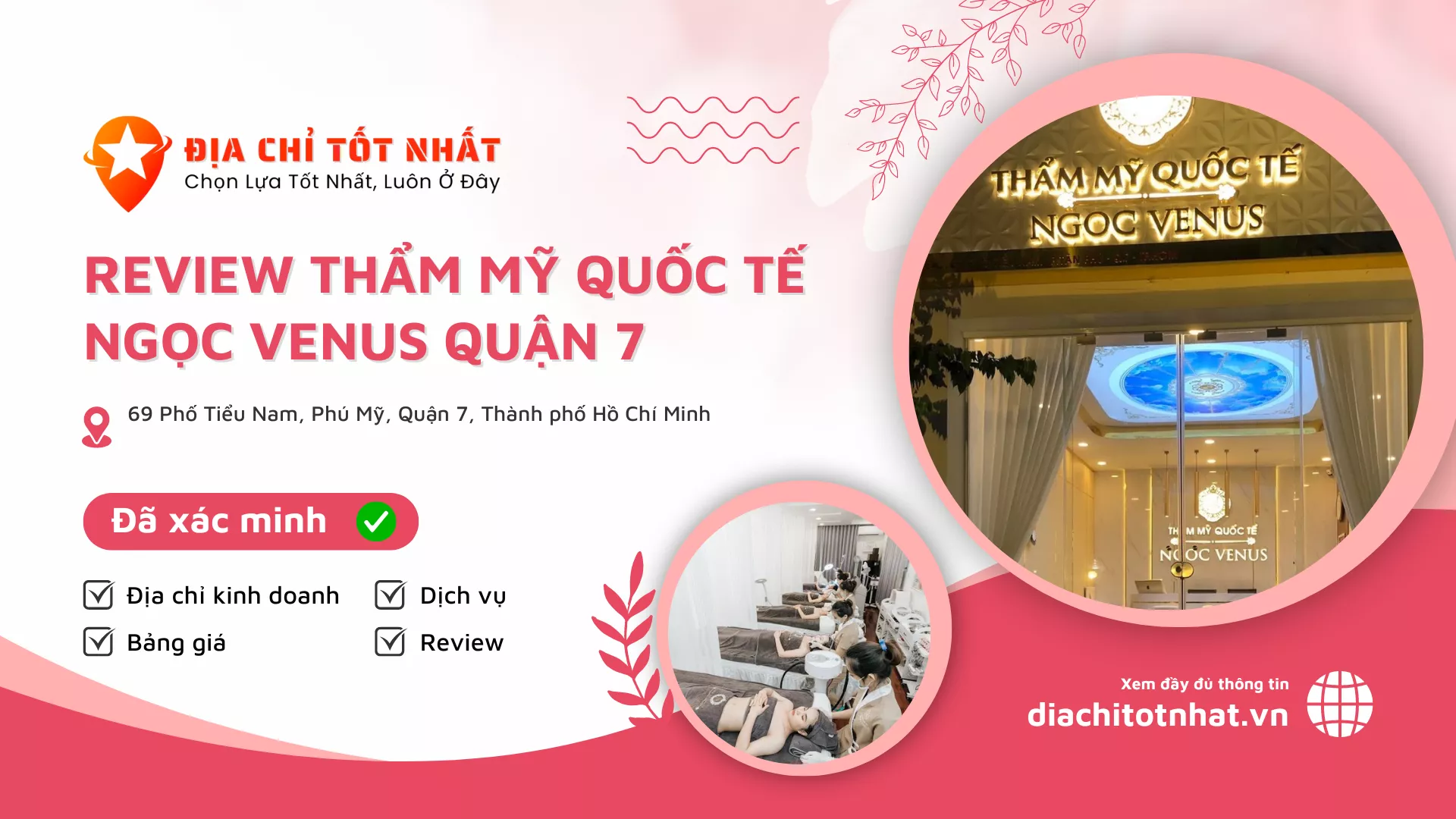 Review Thẩm Mỹ Quốc Tế Ngọc Venus Quận 7