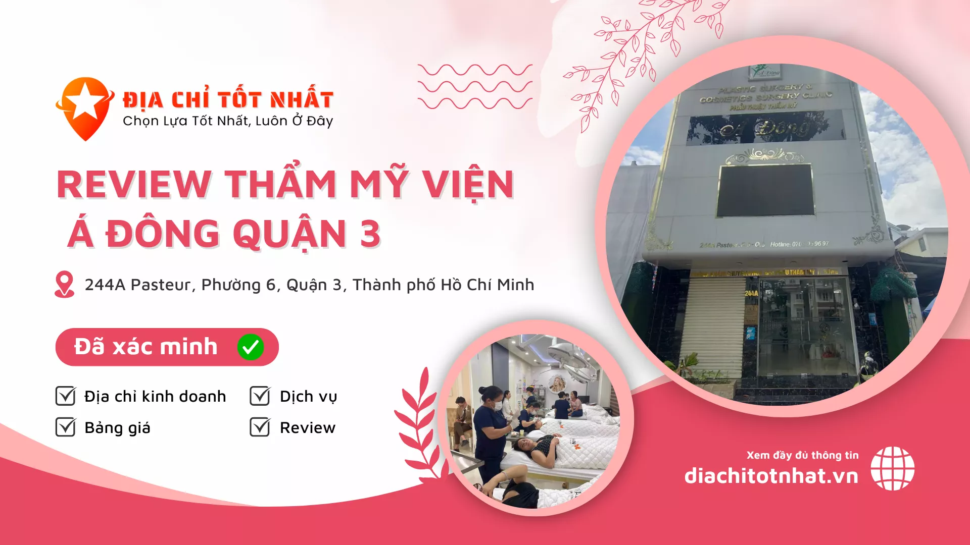 Review Thẩm Mỹ Viện Á Đông Quận 3