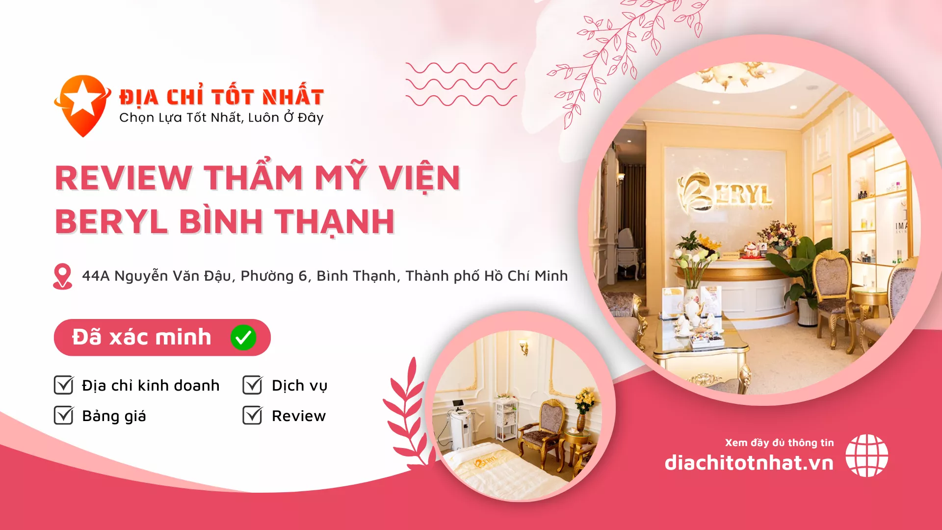 Review Thẩm Mỹ Viện Beryl Bình Thạnh