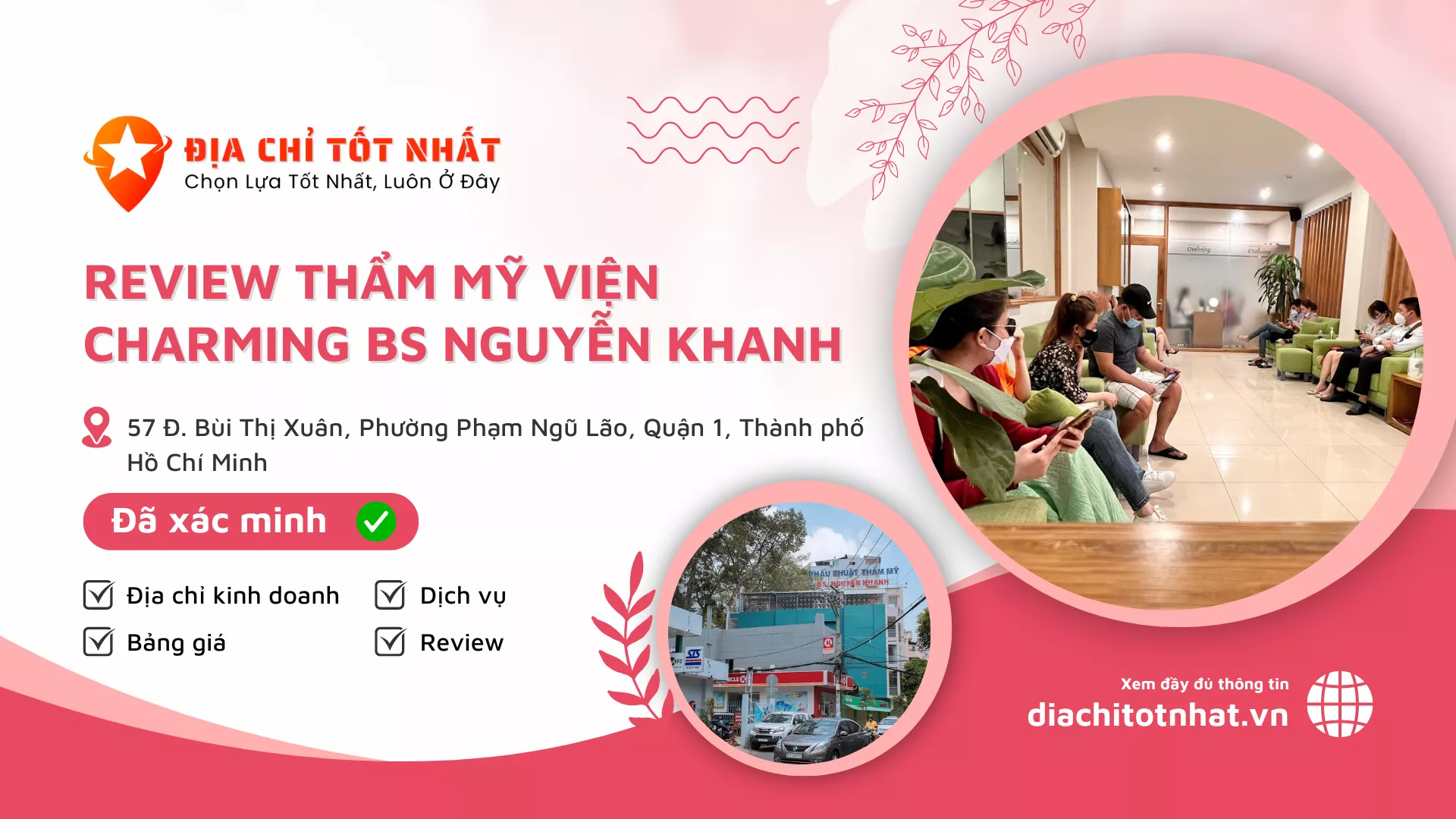 Review Thẩm Mỹ Viện Charming Bs Nguyễn Khanh quận 1