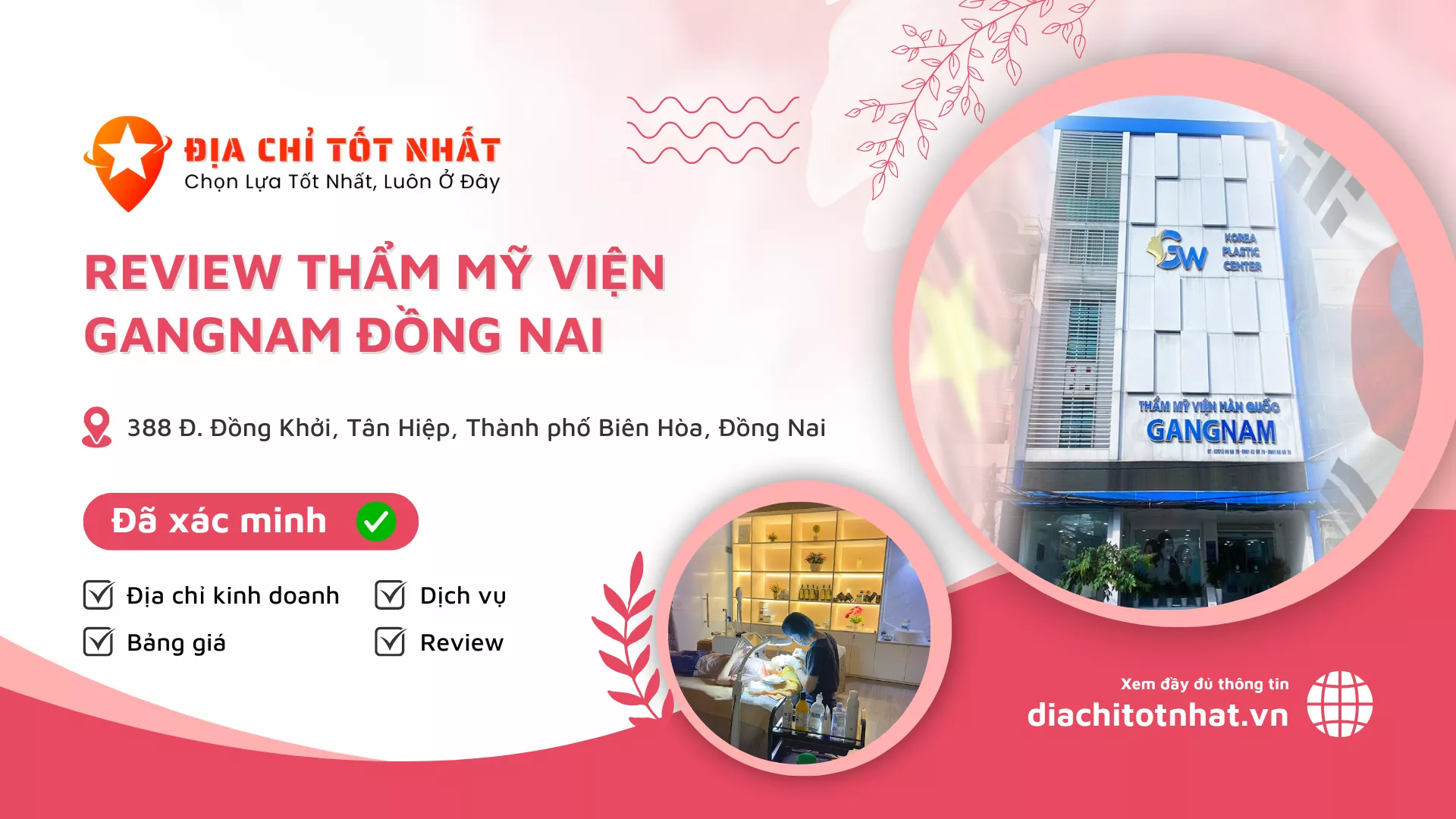 Review Thẩm Mỹ Viện Gangnam đồng nai