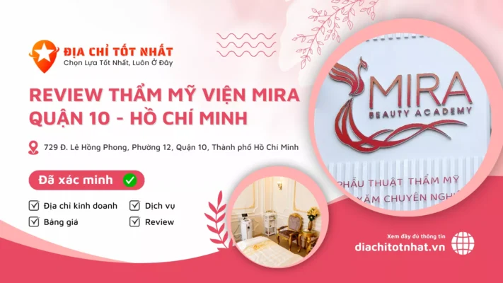 Review Thẩm Mỹ Viện MIRA quận 10 hồ chí minh