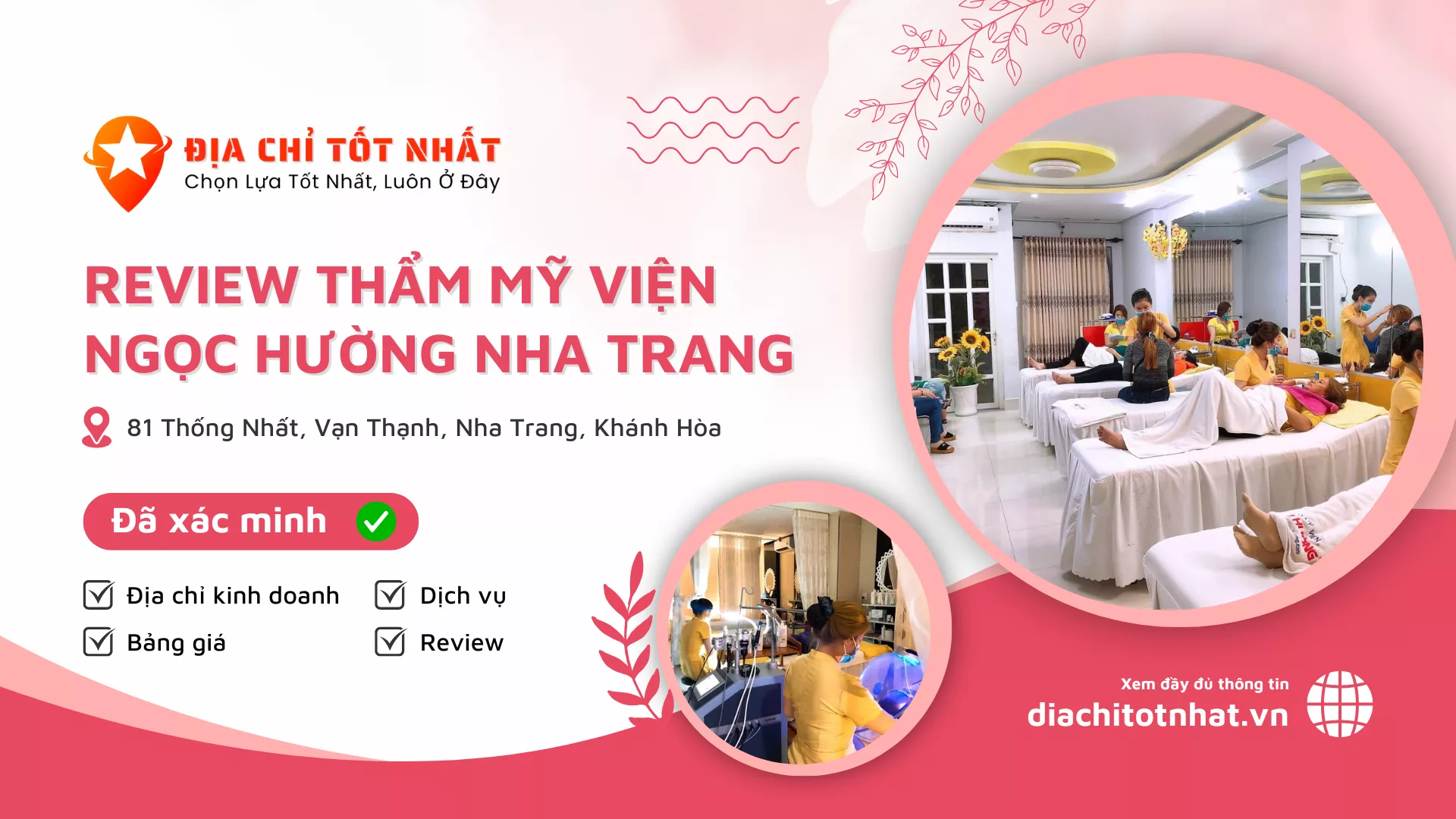 Review Thẩm Mỹ Viện Ngọc Hường Nha Trang