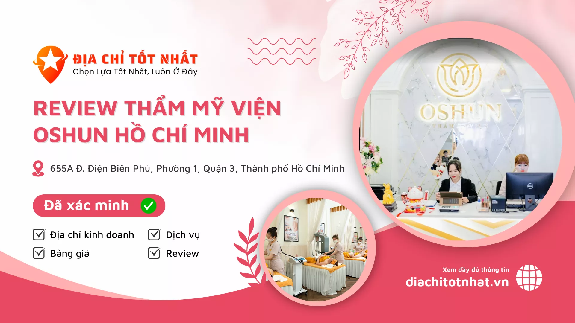 Review Thẩm Mỹ Viện Oshun Hồ Chí Minh