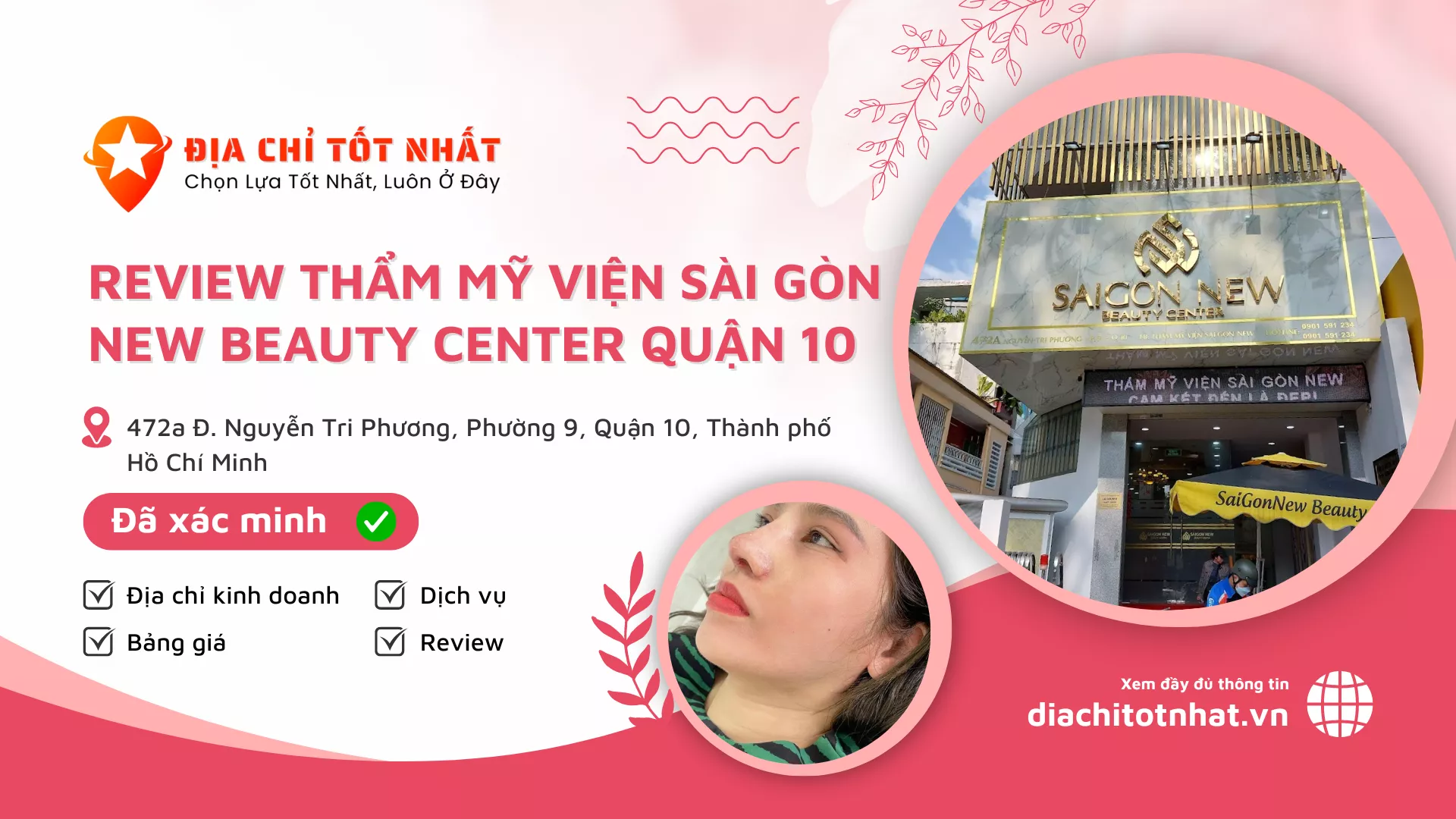 Review Thẩm Mỹ Viện Sài Gòn New Beauty Center quận 10
