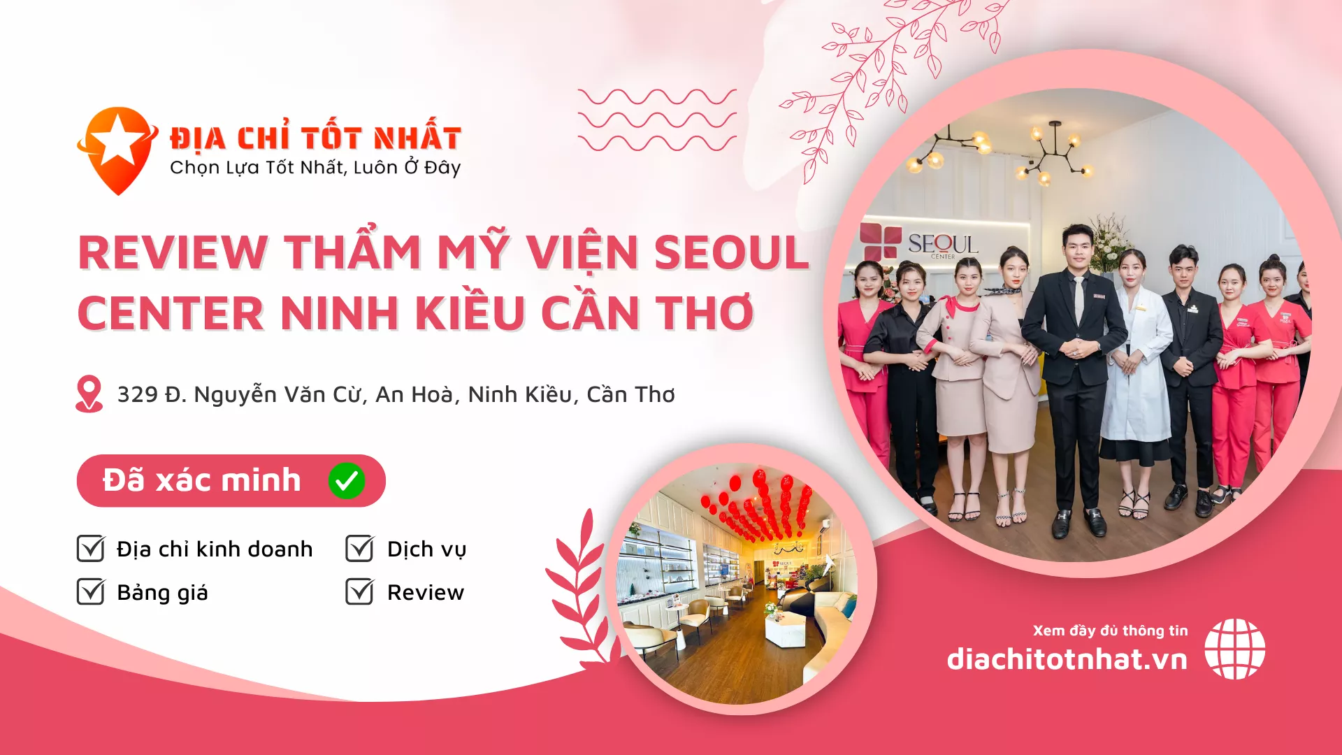Review Thẩm Mỹ Viện Seoul Center Ninh Kiều Cần Thơ