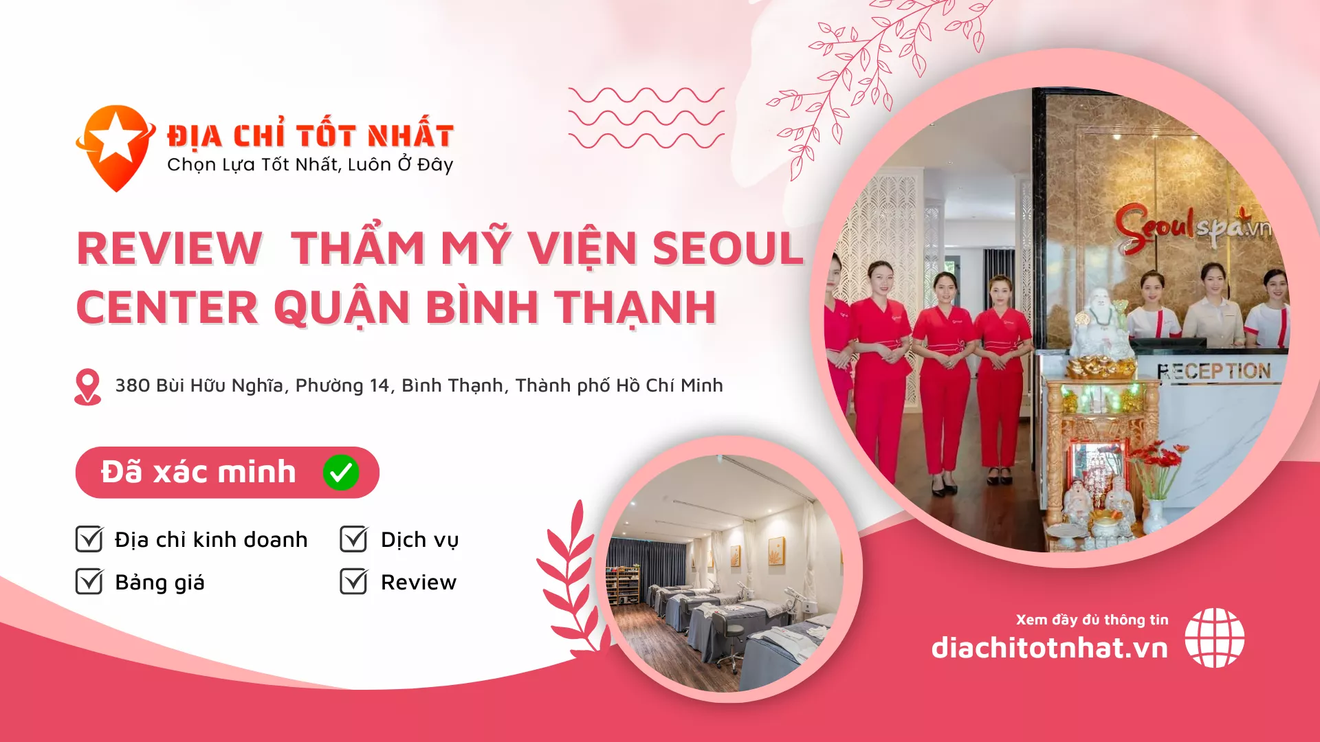 Review Thẩm Mỹ Viện Seoul Center Quận Bình Thạnh