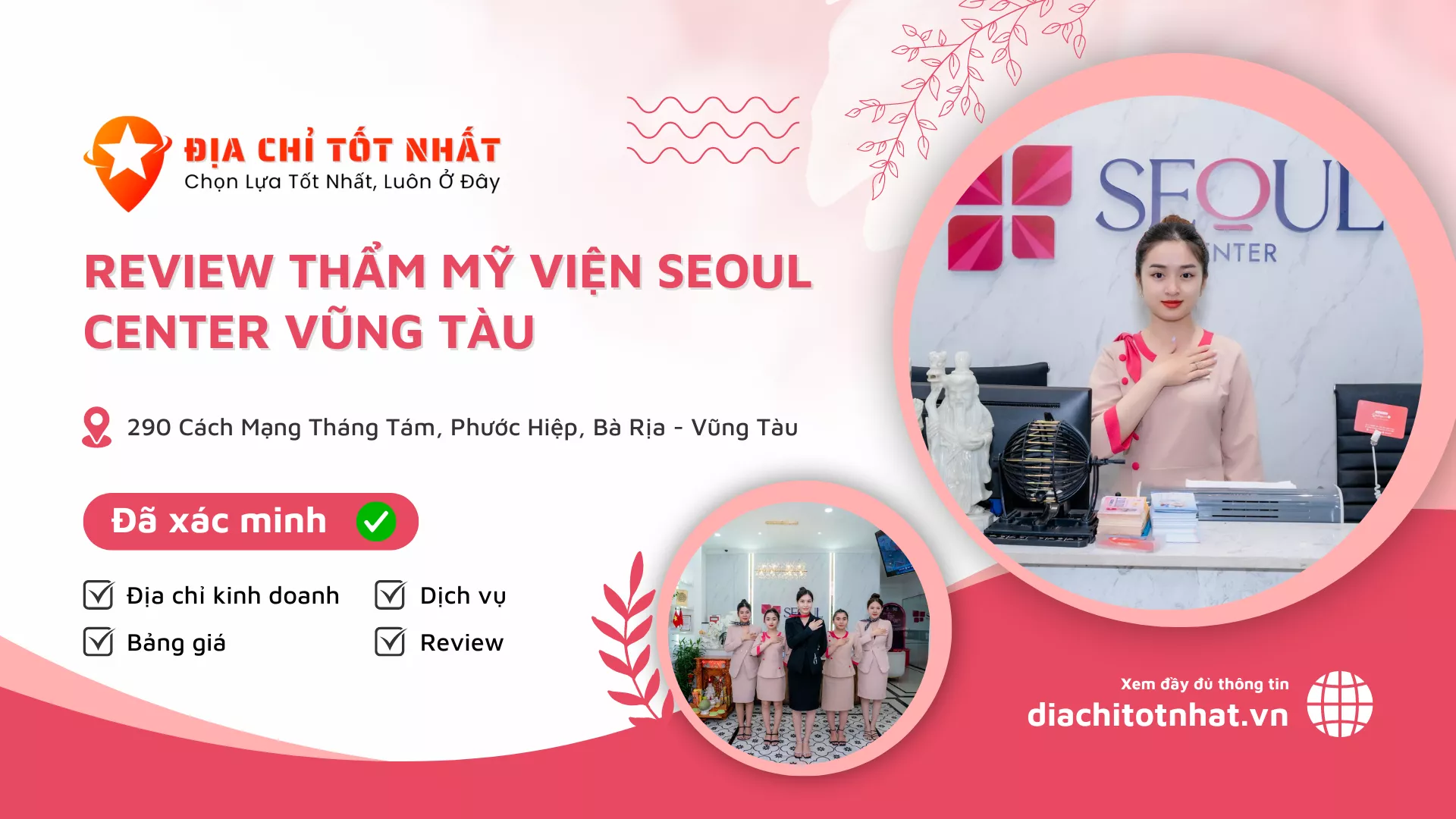 Review Thẩm Mỹ Viện Seoul Center Vũng Tàu