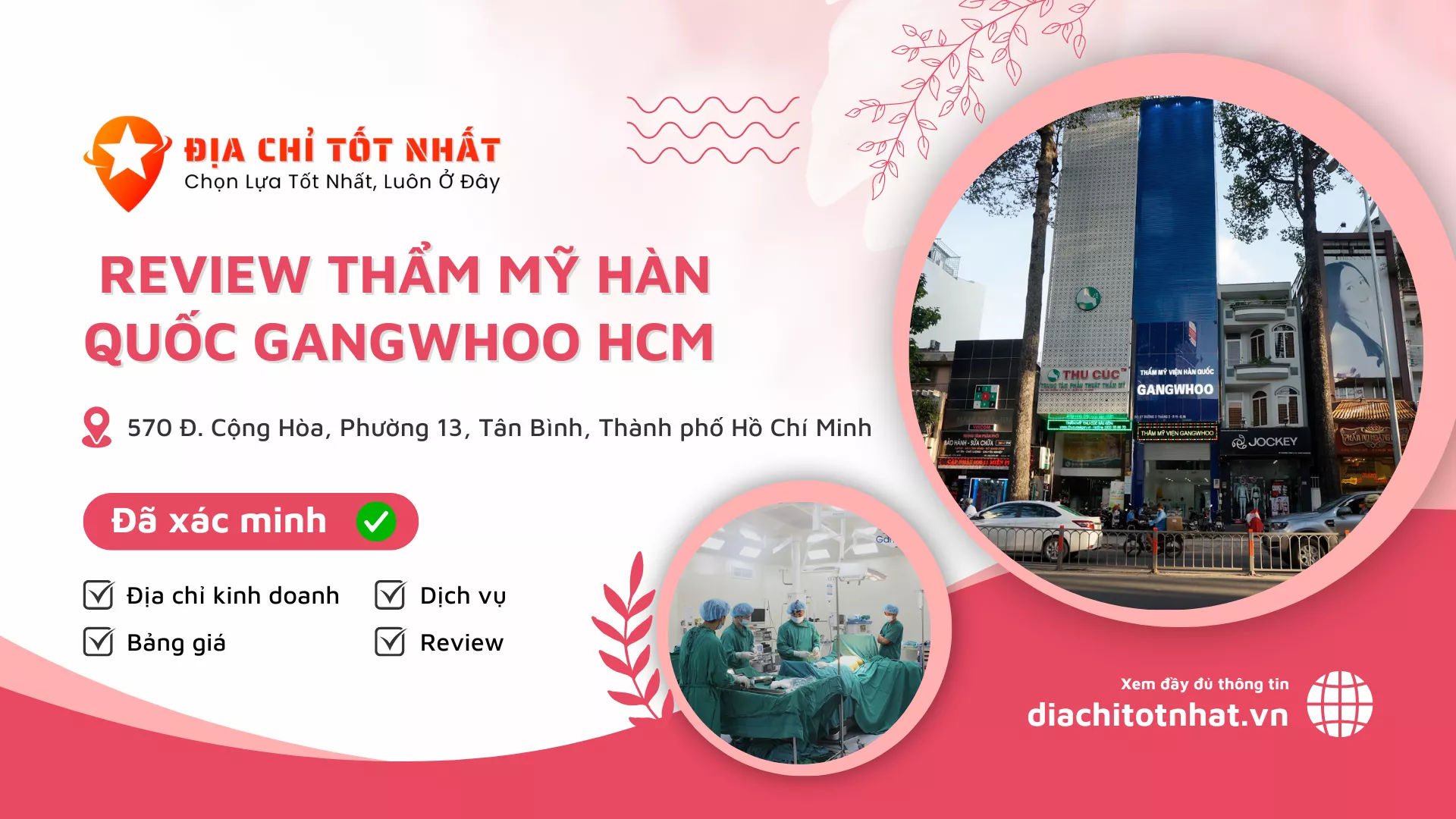 Review Thẩm mỹ Hàn Quốc Gangwhoo HCM