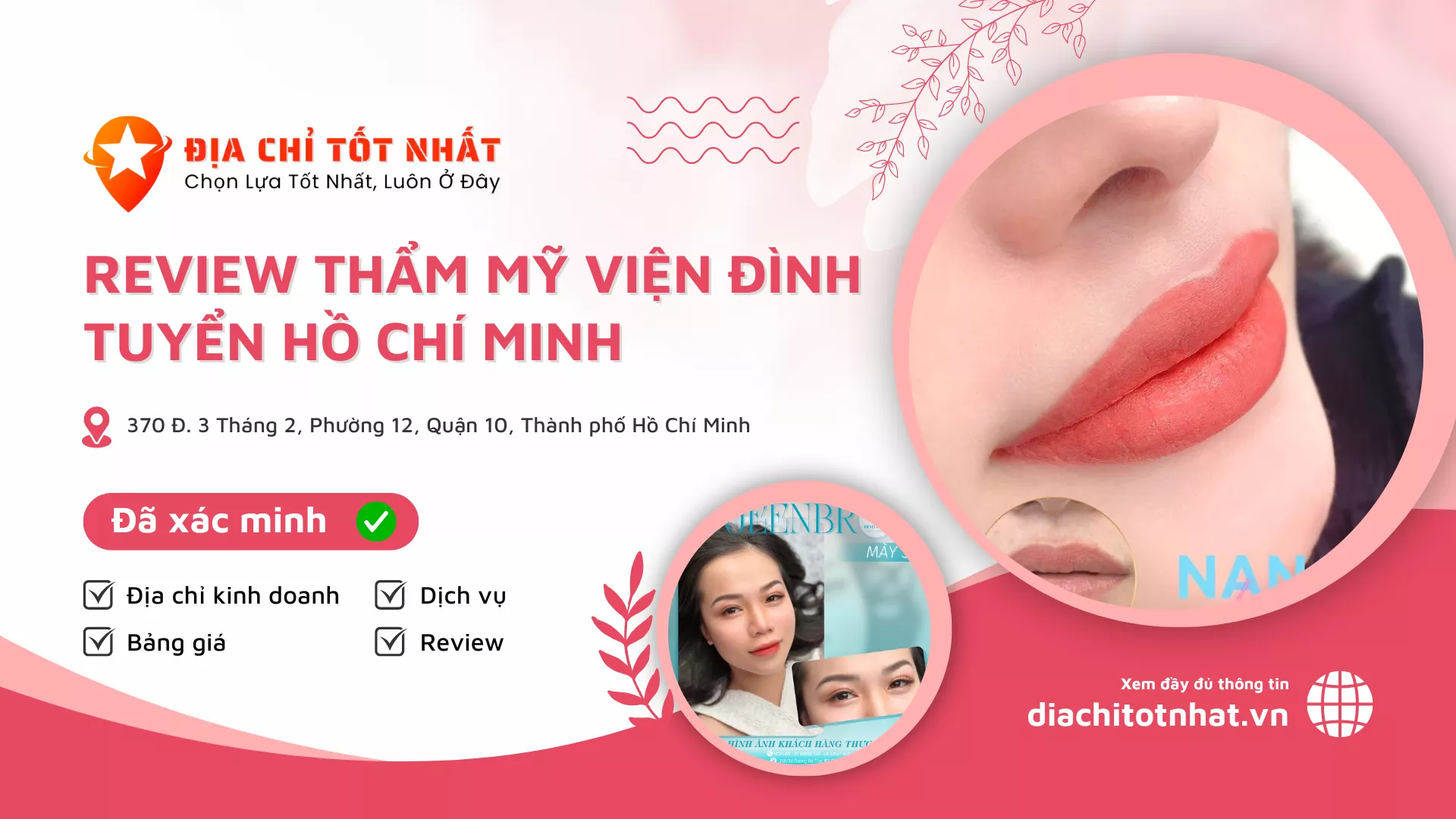 Review Thẩm mỹ viện Đình Tuyển Hồ Chí Minh