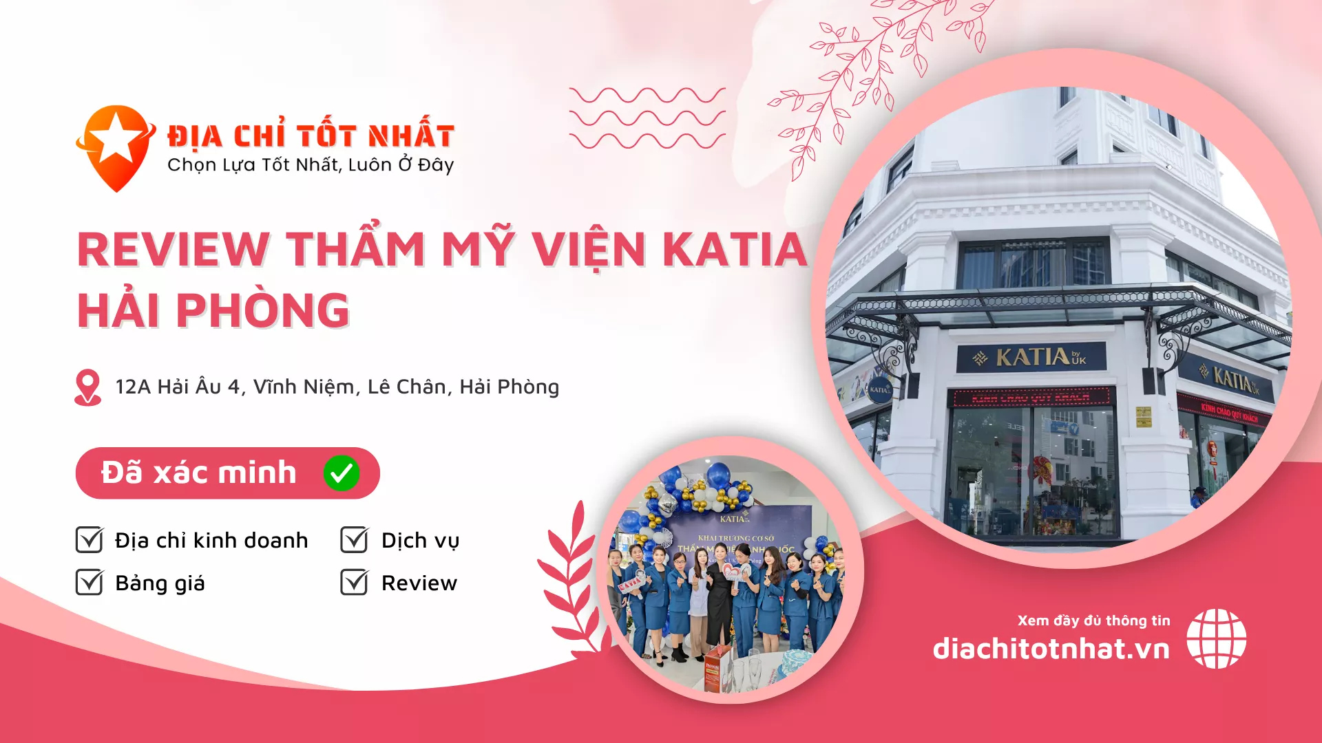 Review Thẩm mỹ viện Katia Hải Phòng