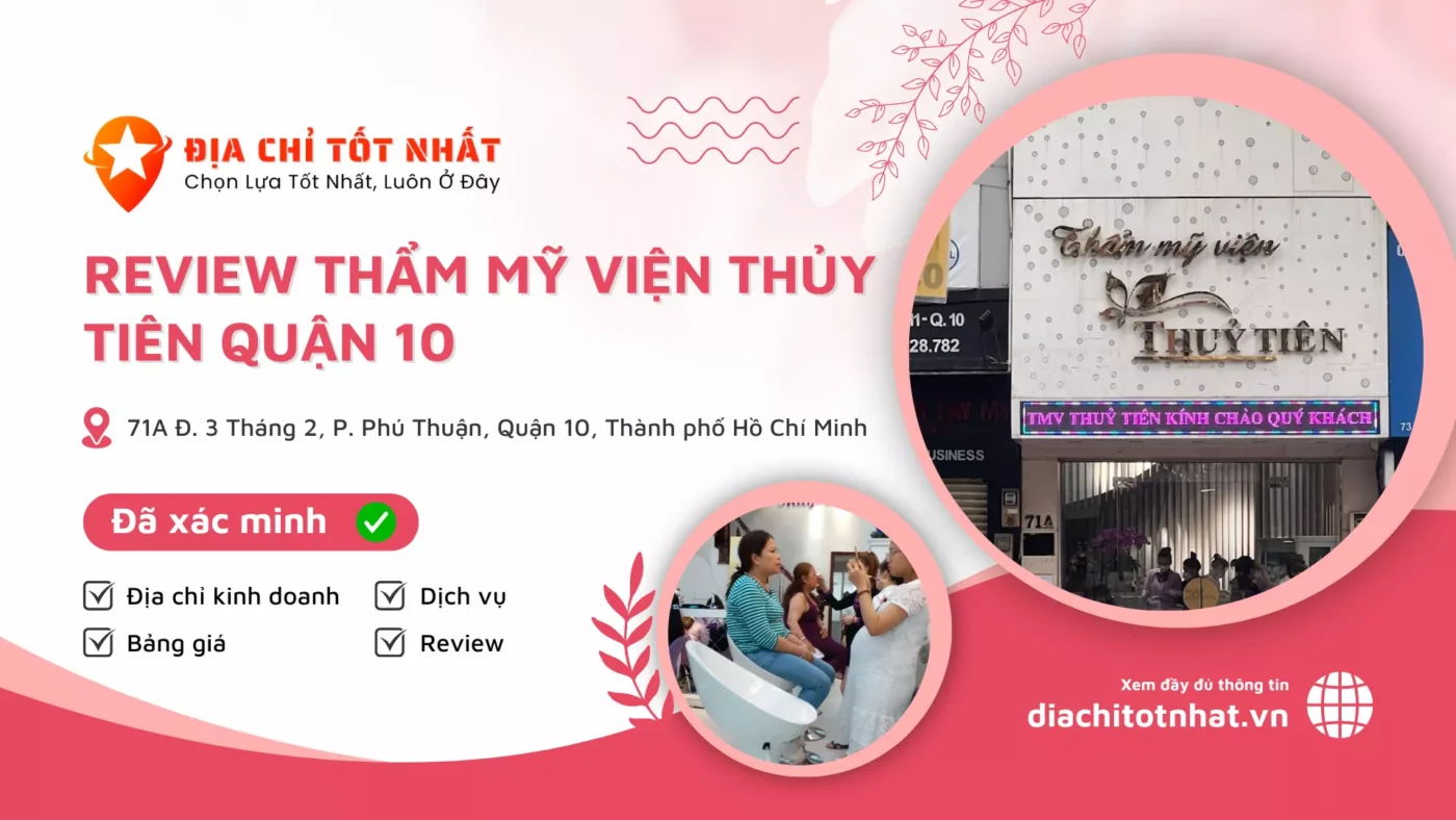 Review Thẩm mỹ viện Thủy Tiên Quận 10